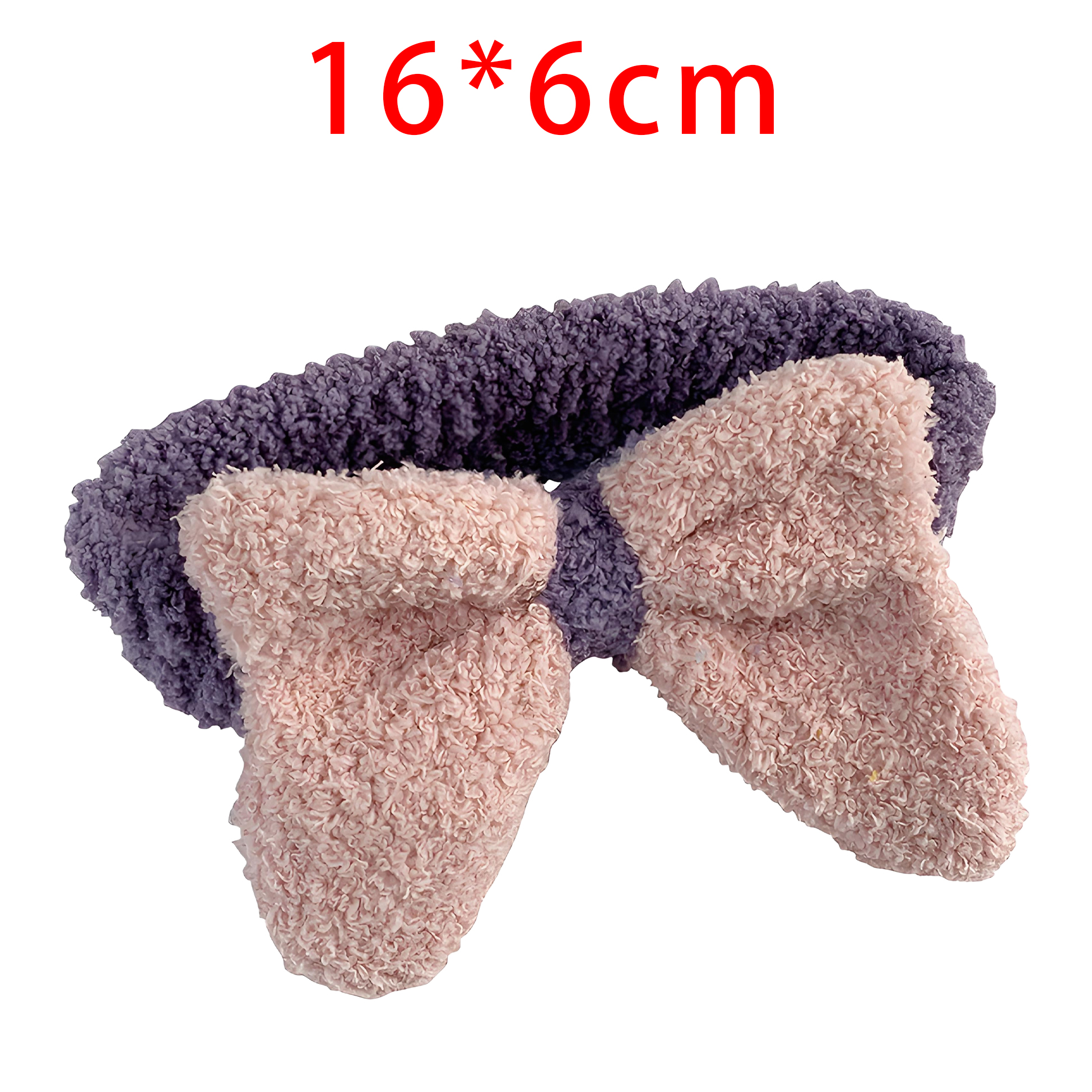 Fluffy Bow Headband for Washing Face