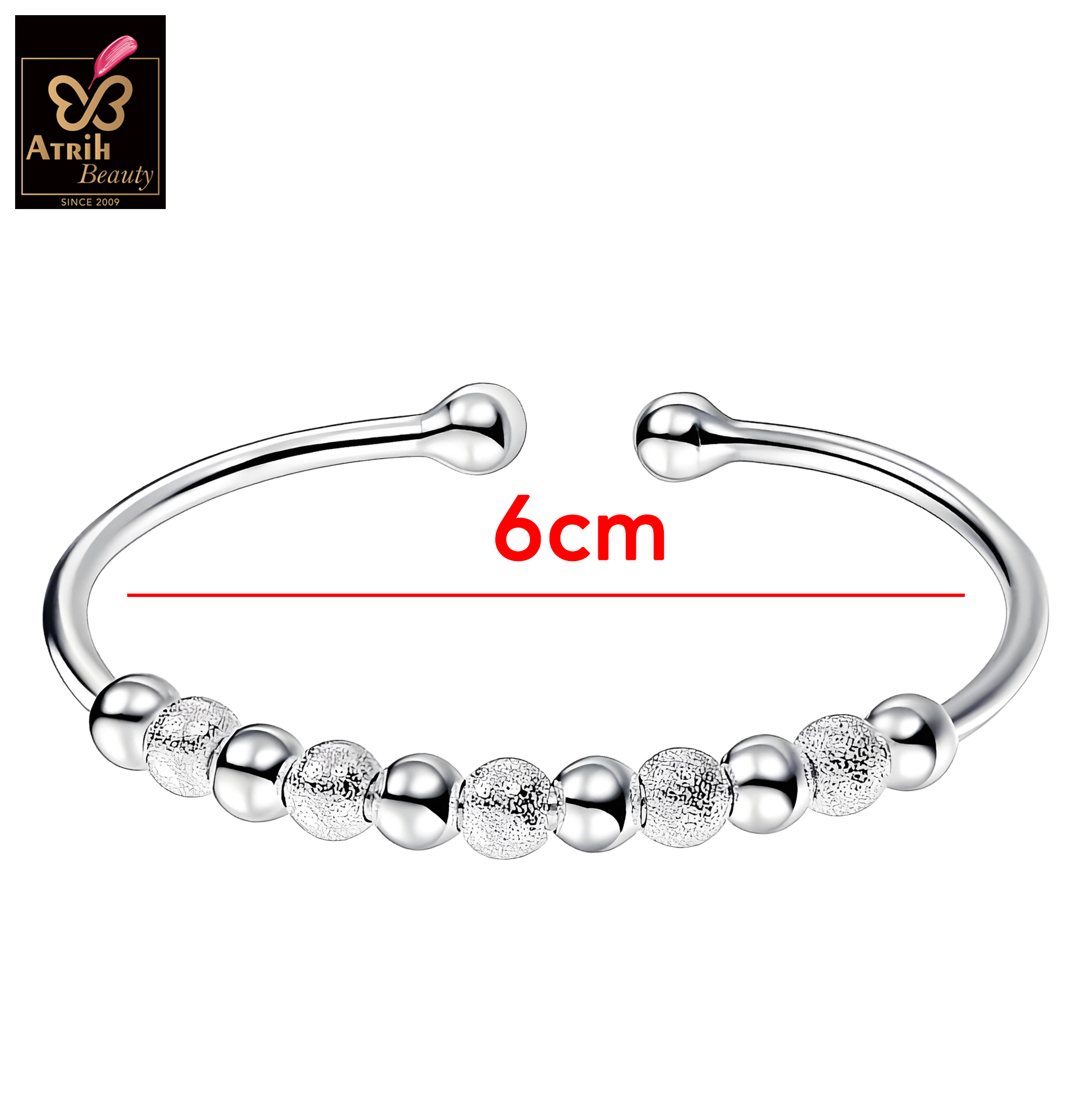 Silver Tone Cuff Bracelet 
