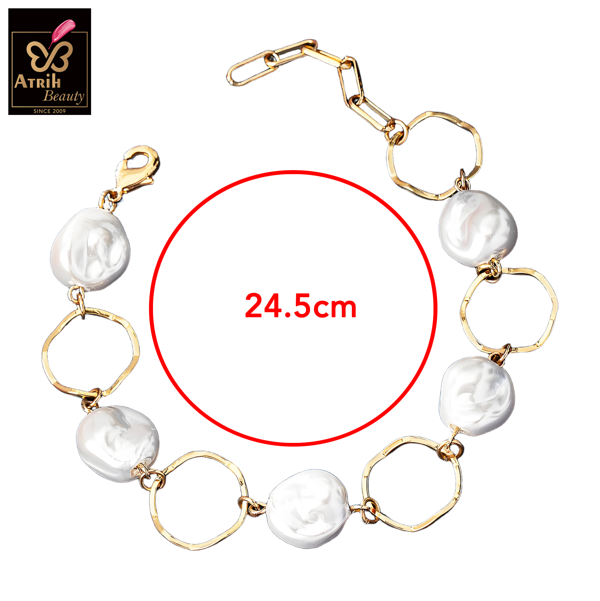 Gold Tone Link Bracelet