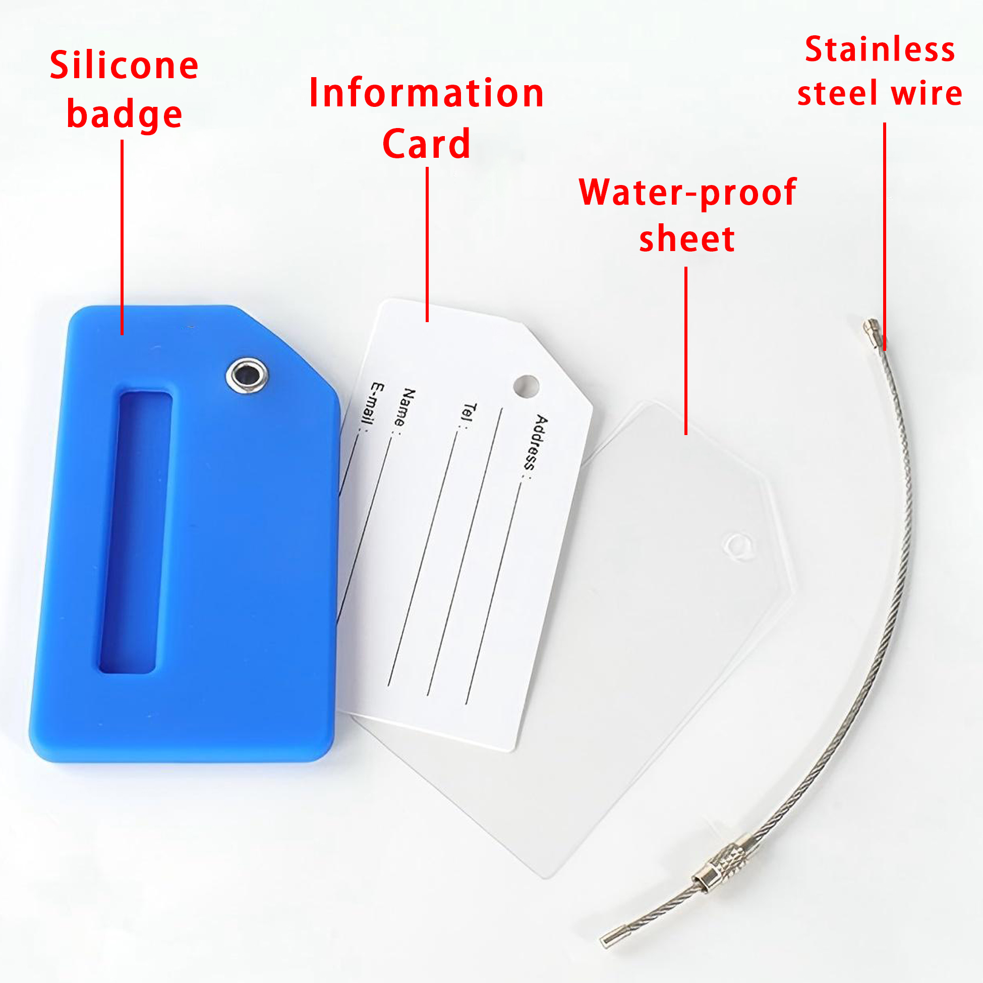 Airplane Design Luggage Tags 