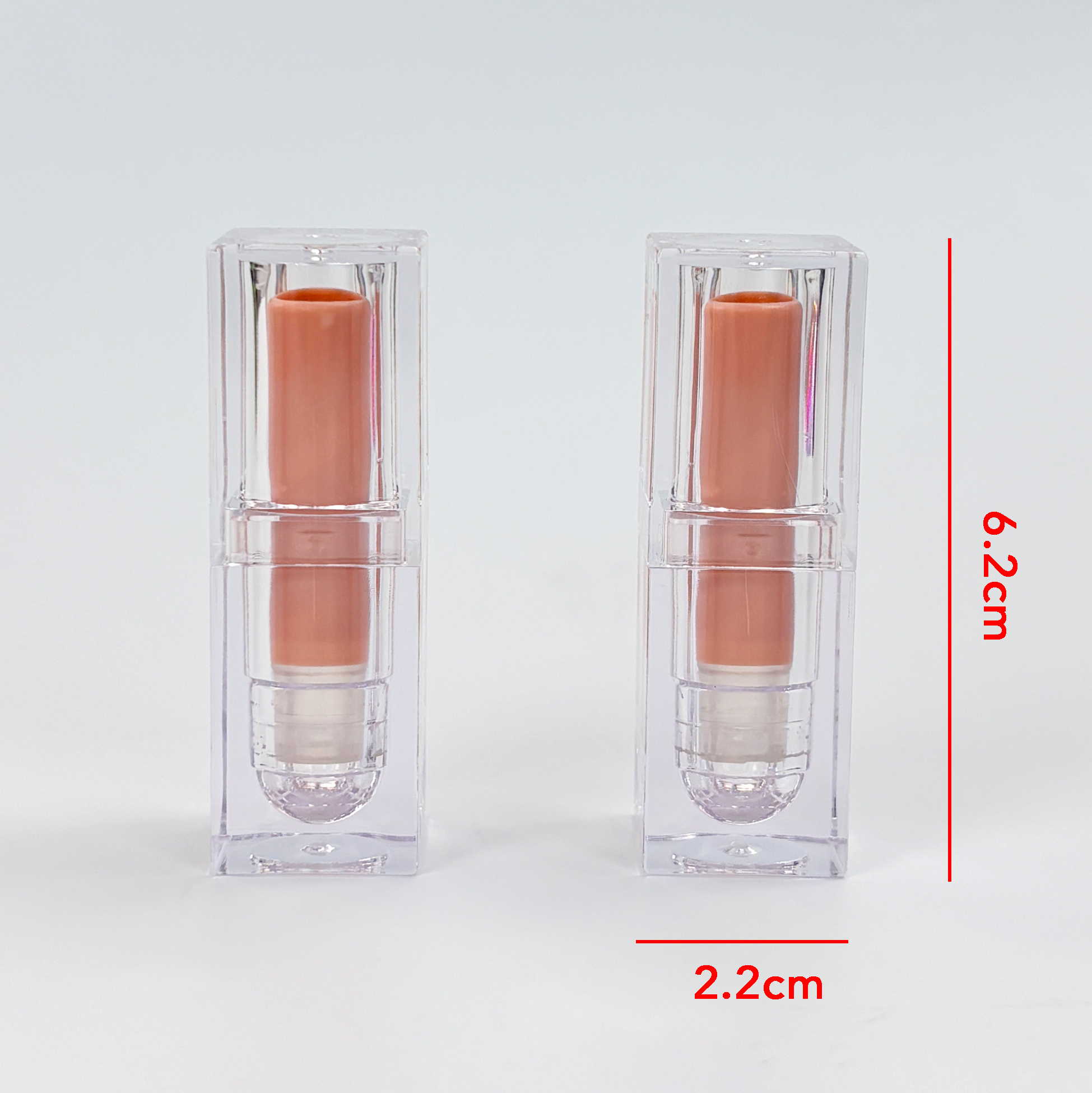 Clear Acrylic Lipstick Tube Transparent Lipstick Packaging