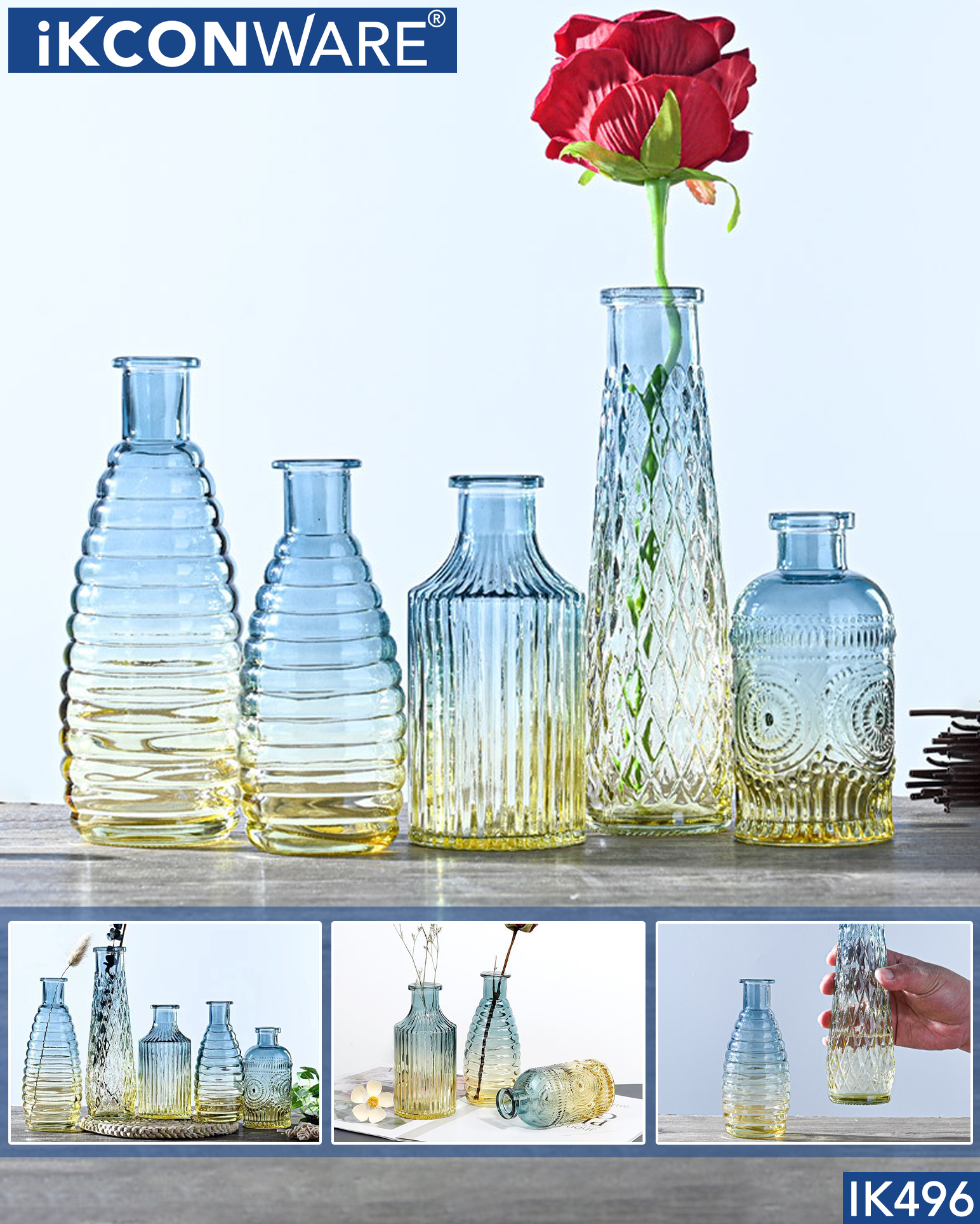 Glass Flower Vase