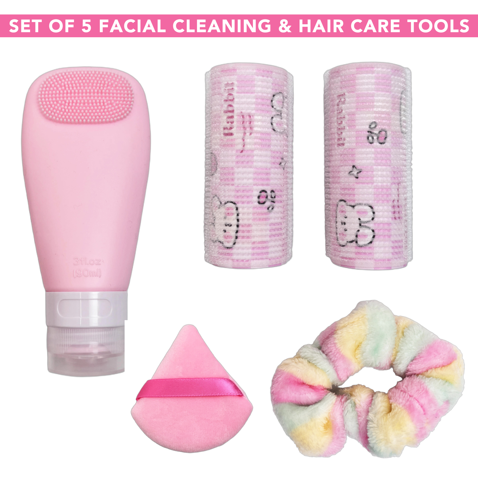 Set of 5 Facial Cleaning & Hair Care Tools