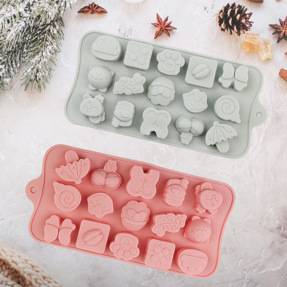 Reusable Silicone Chocolate Mold Set, Oven Safe And Flexible Molds for Candy, Chocolates, And Baked Goods