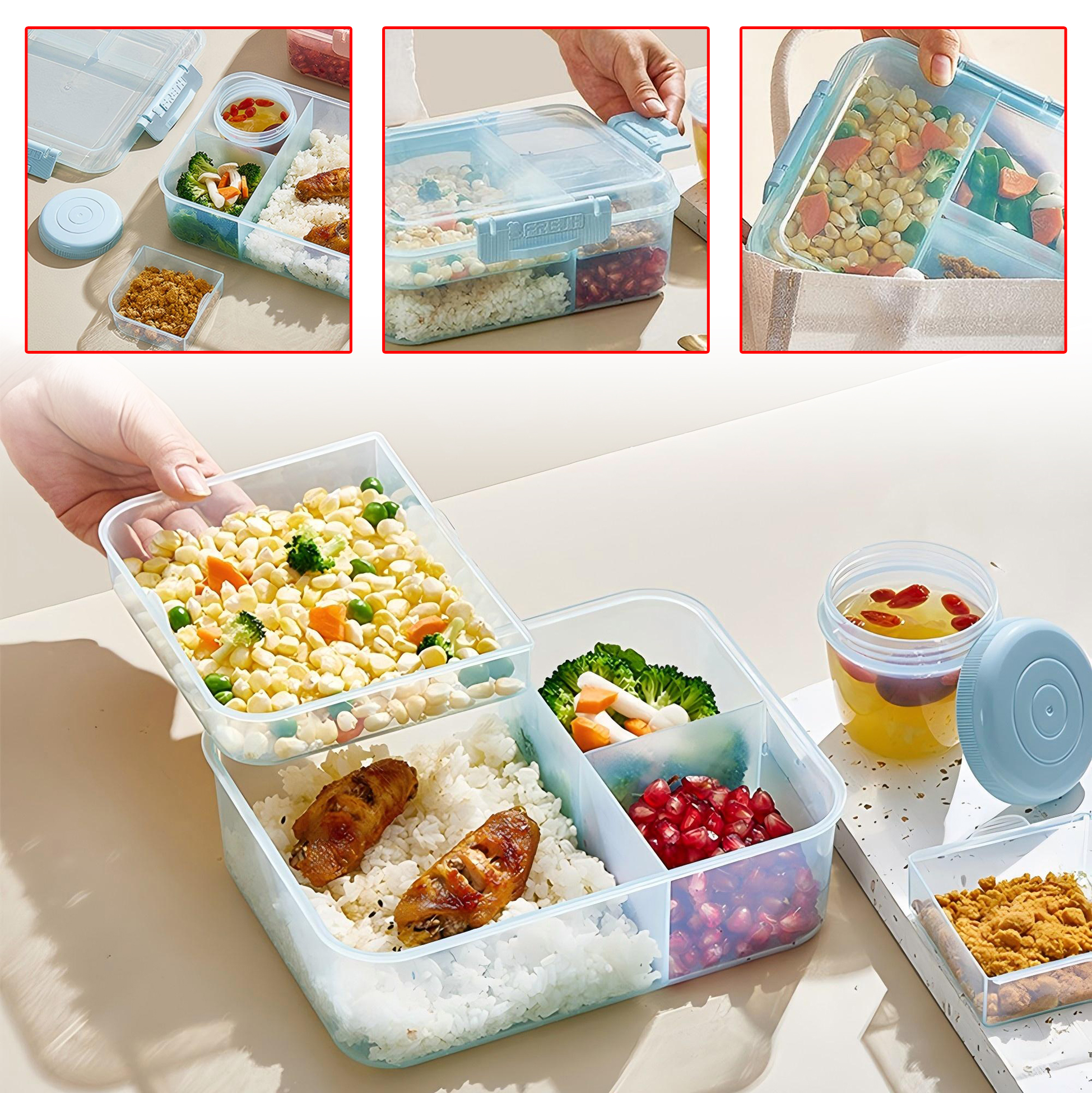 Plastic Bento Lunch Box