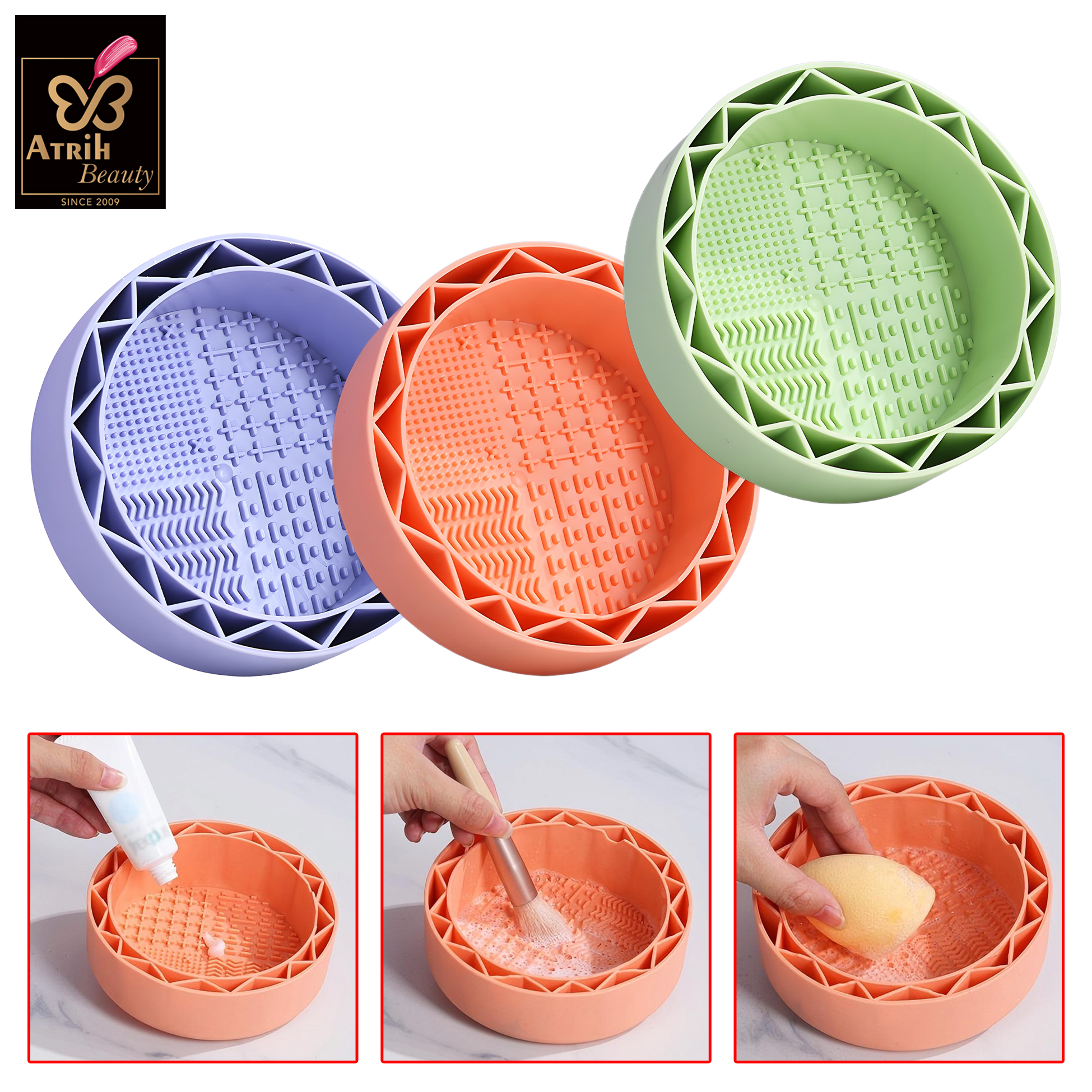 Makeup Brush Cleaning Bowl
