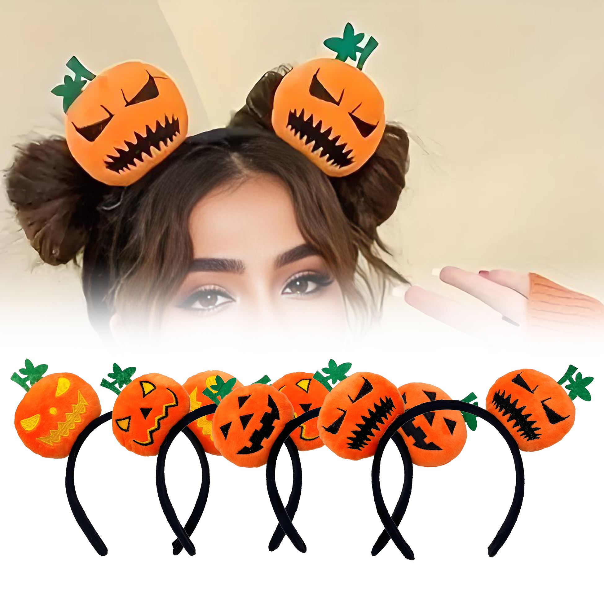 Halloween Pumpkin Headband