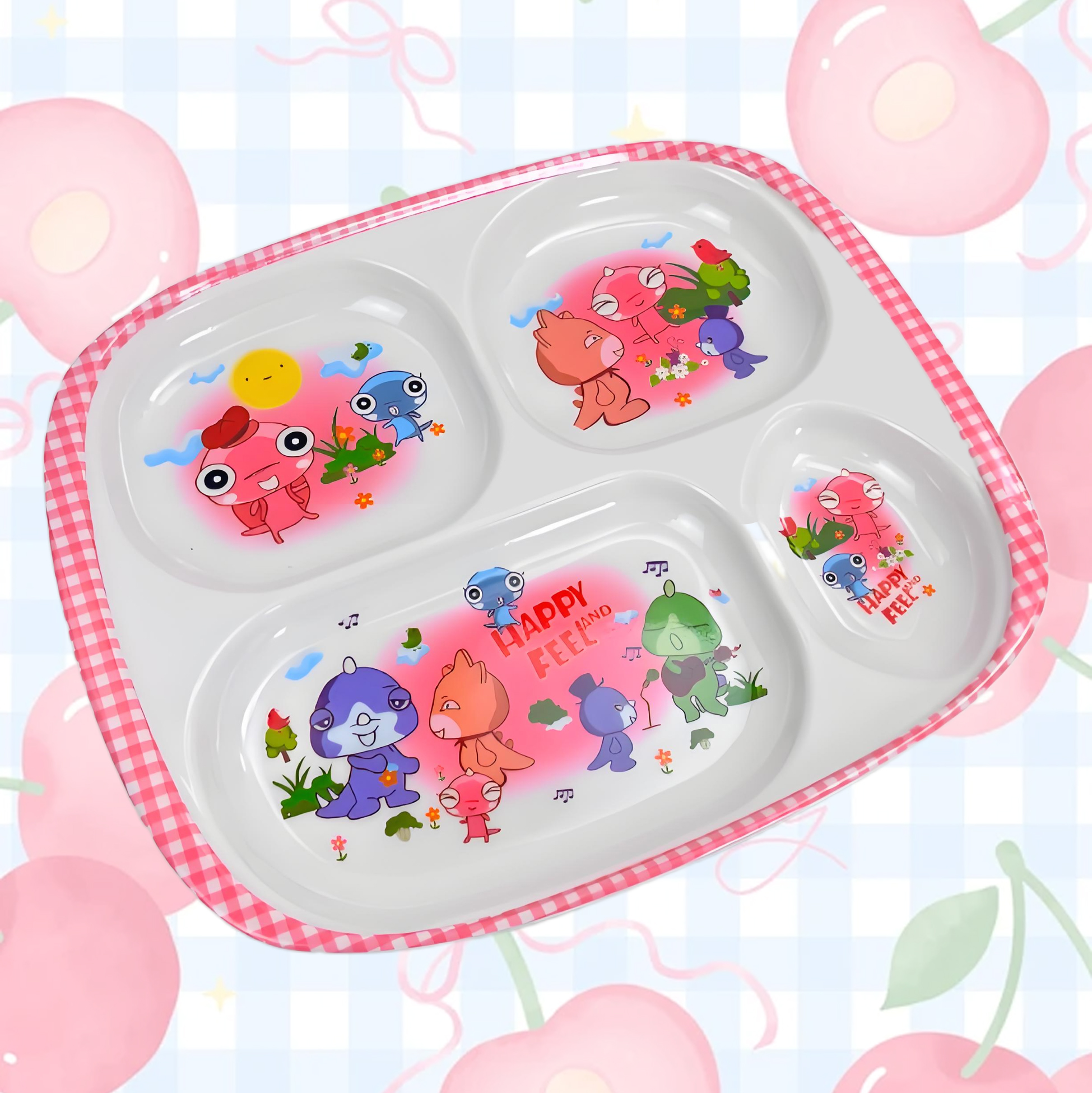 Children's Melamine Divided Plate