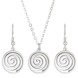 Stainless Steel Spiral - Design Jewelry Set