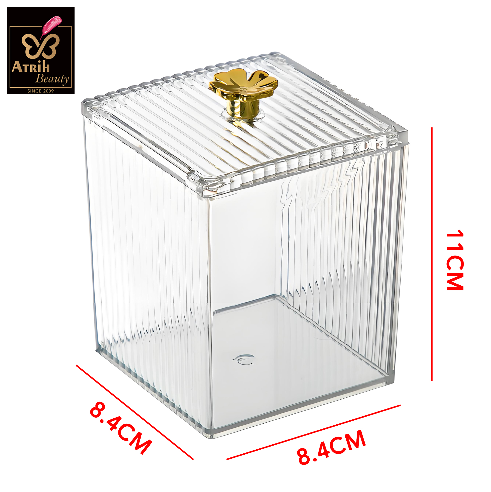 Set of 3 Transparent PET Organizers