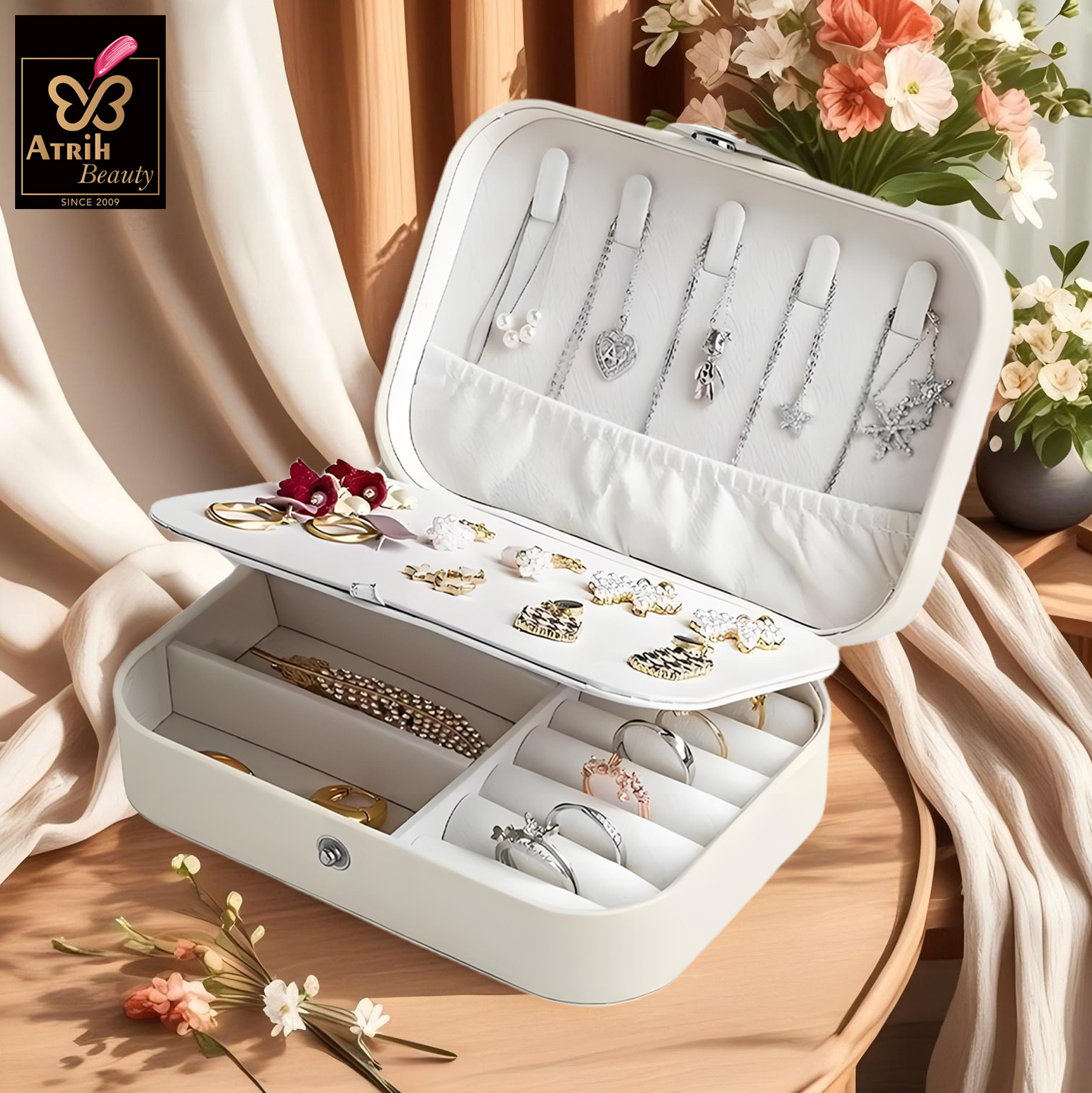 PU Leather Jewelry Box