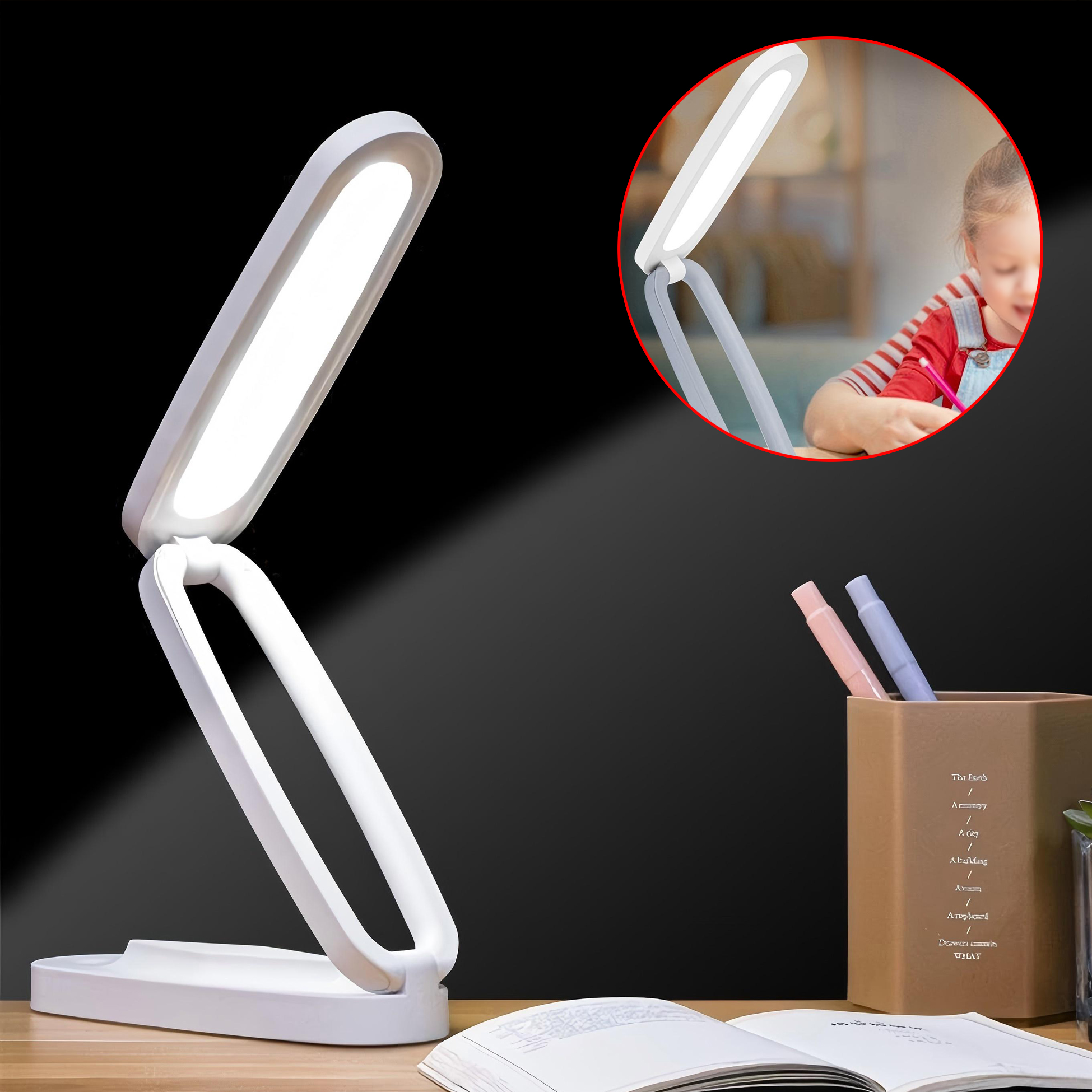 Foldable LED Eye Care Desk Lamp