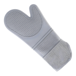 Modern Grey Silicone Oven Mitt