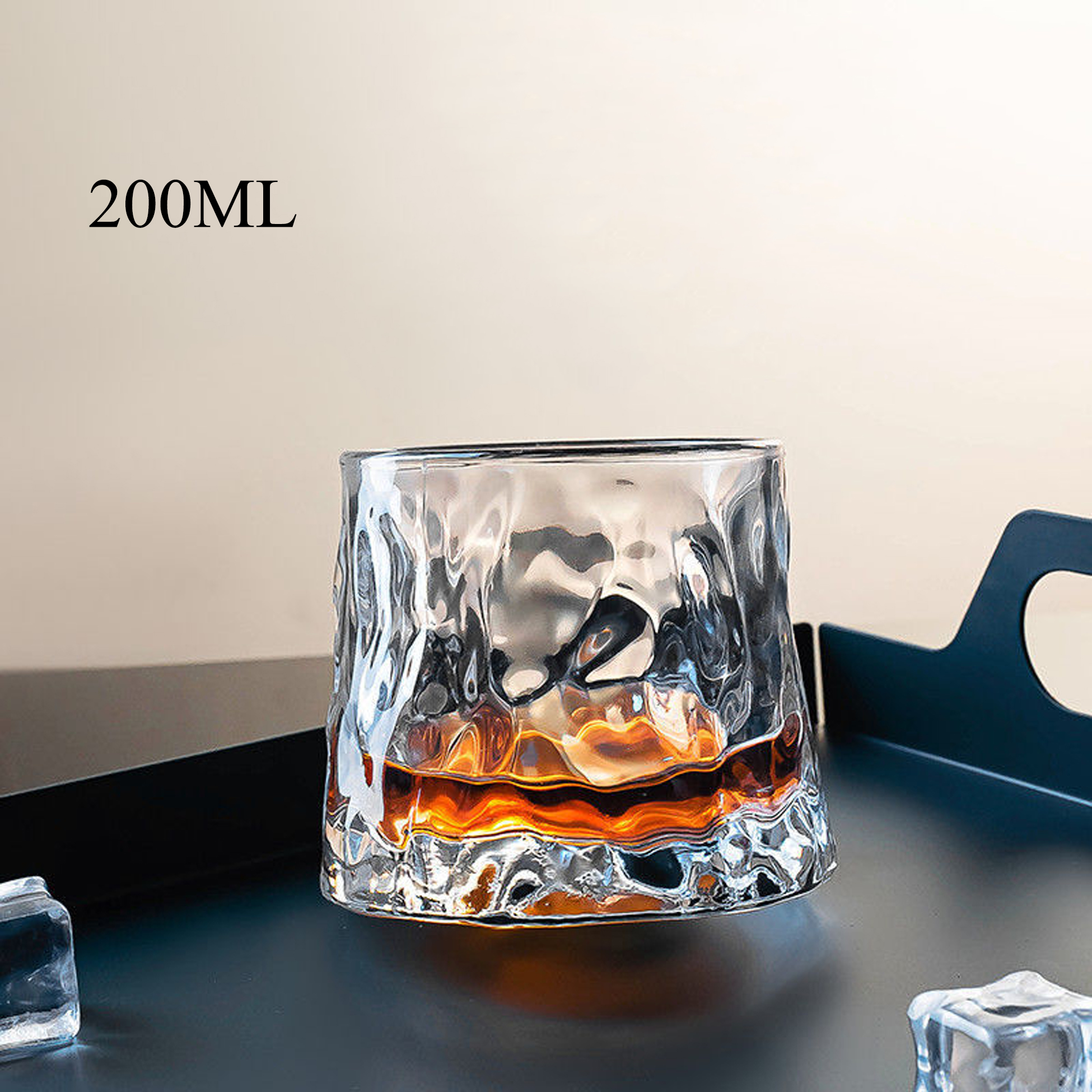 200ML Stylish Patterned Whiskey Glasses