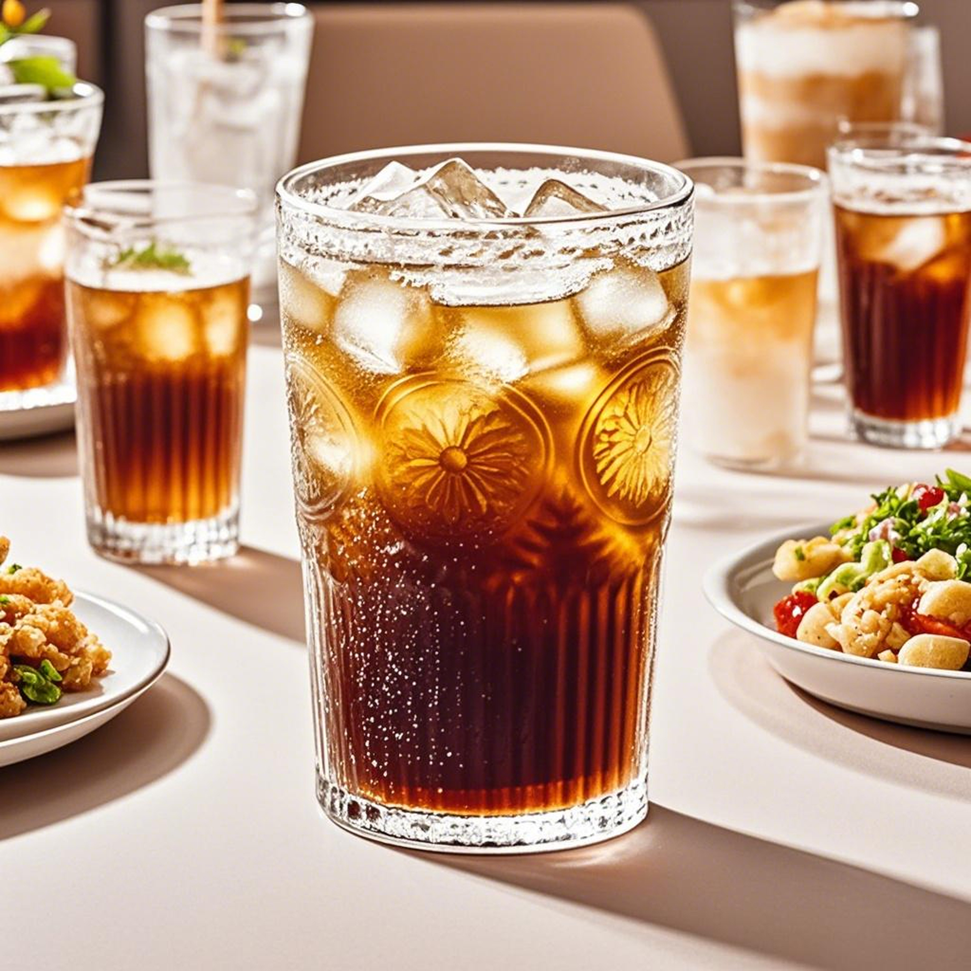 350ML Sunflower Embossed Clear Glass Cup