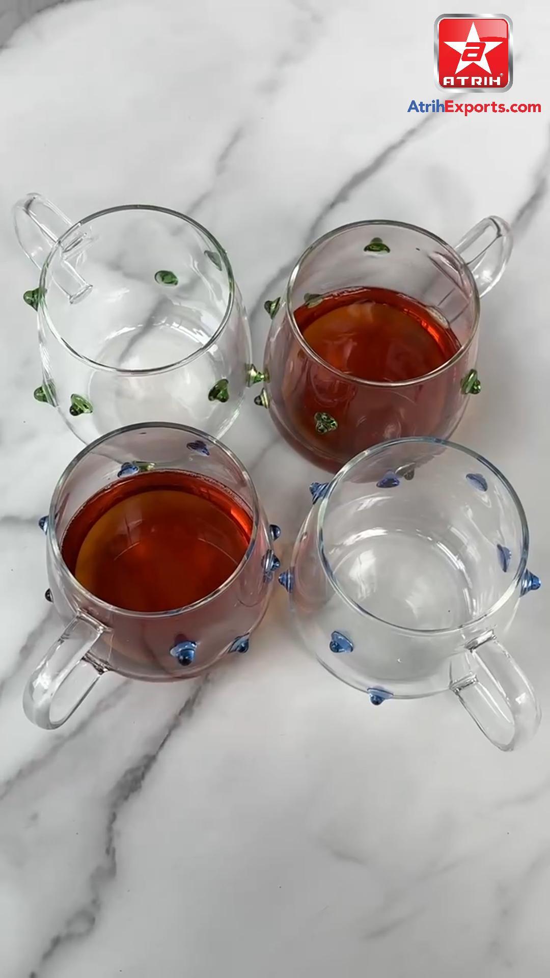 Wave Dot Water Glasses