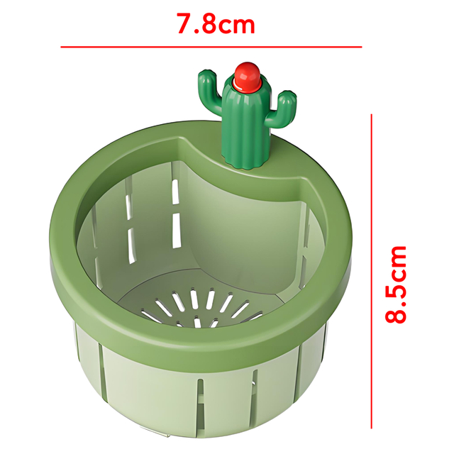 Cactus Decorated Sink Basket