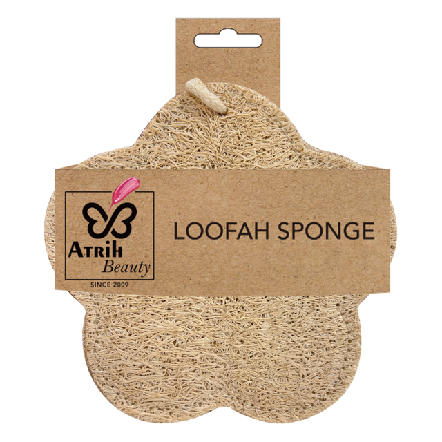 Flower Shaped Natural Loofah Exfoliating Bath Sponge