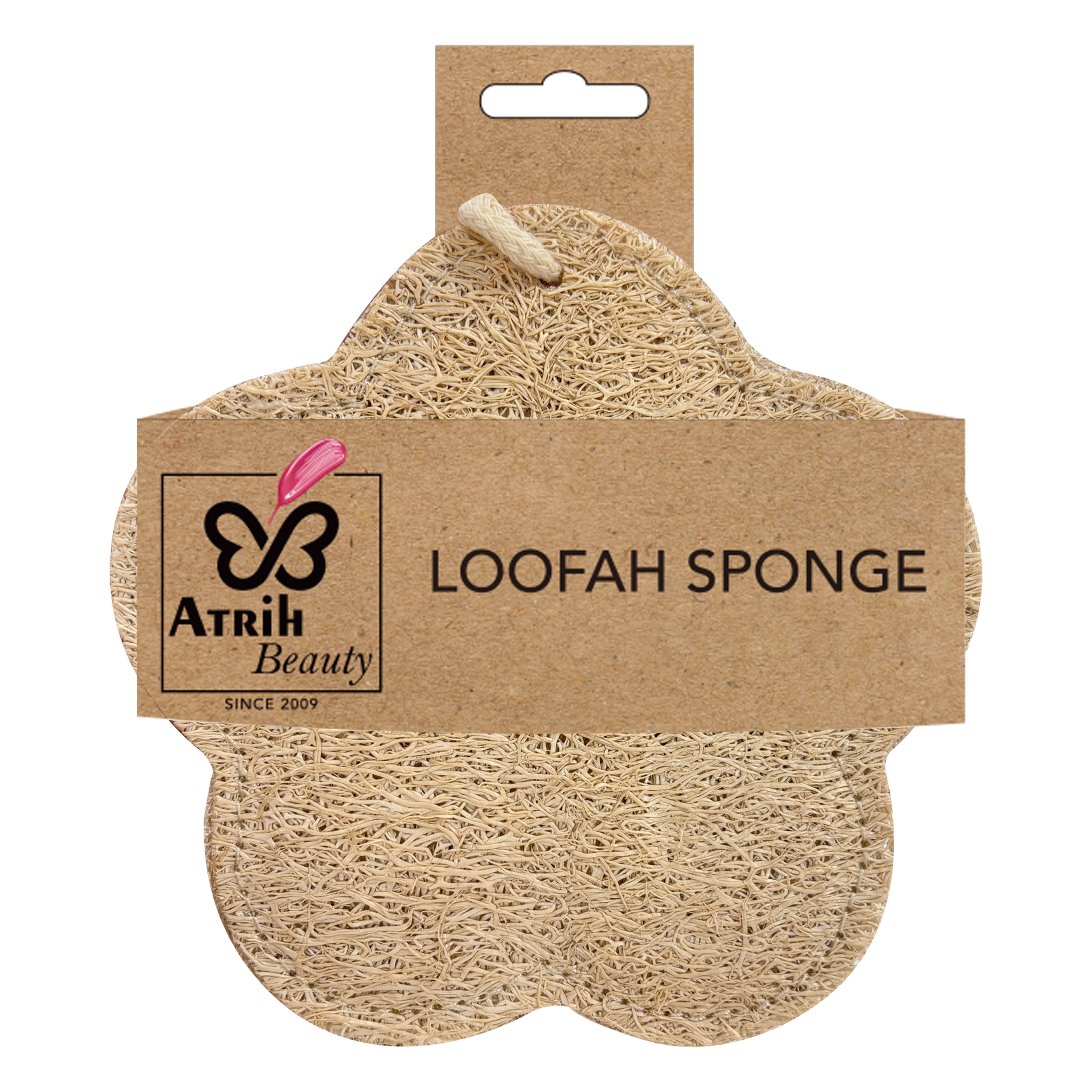 Flower Shaped Natural Loofah Exfoliating Bath Sponge