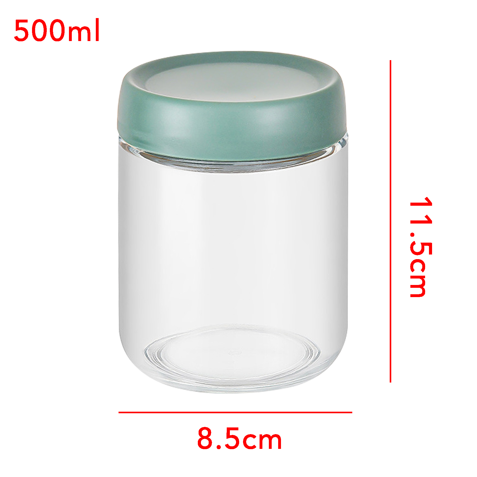 Glass Food Storage Jar