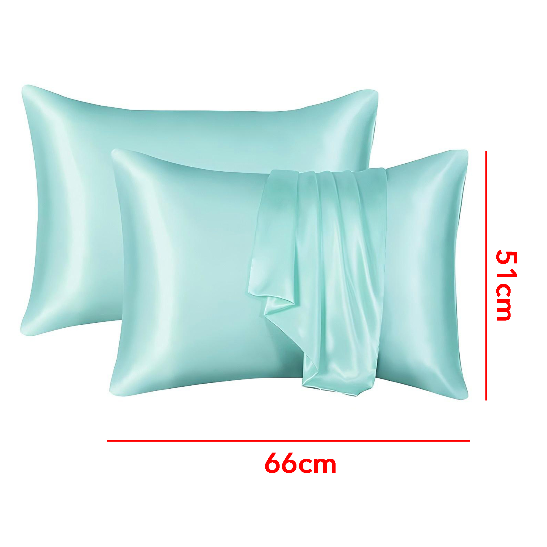 Silk-Like Satin Pillowcase Set
