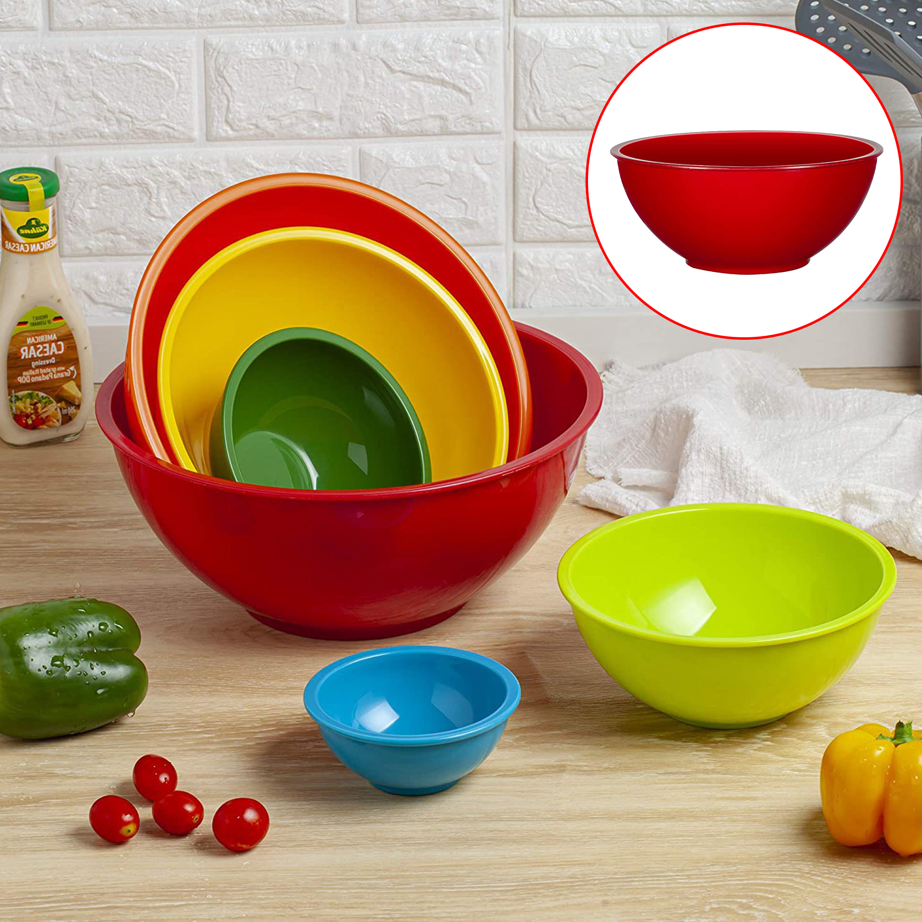 Plastic Salad Bowl