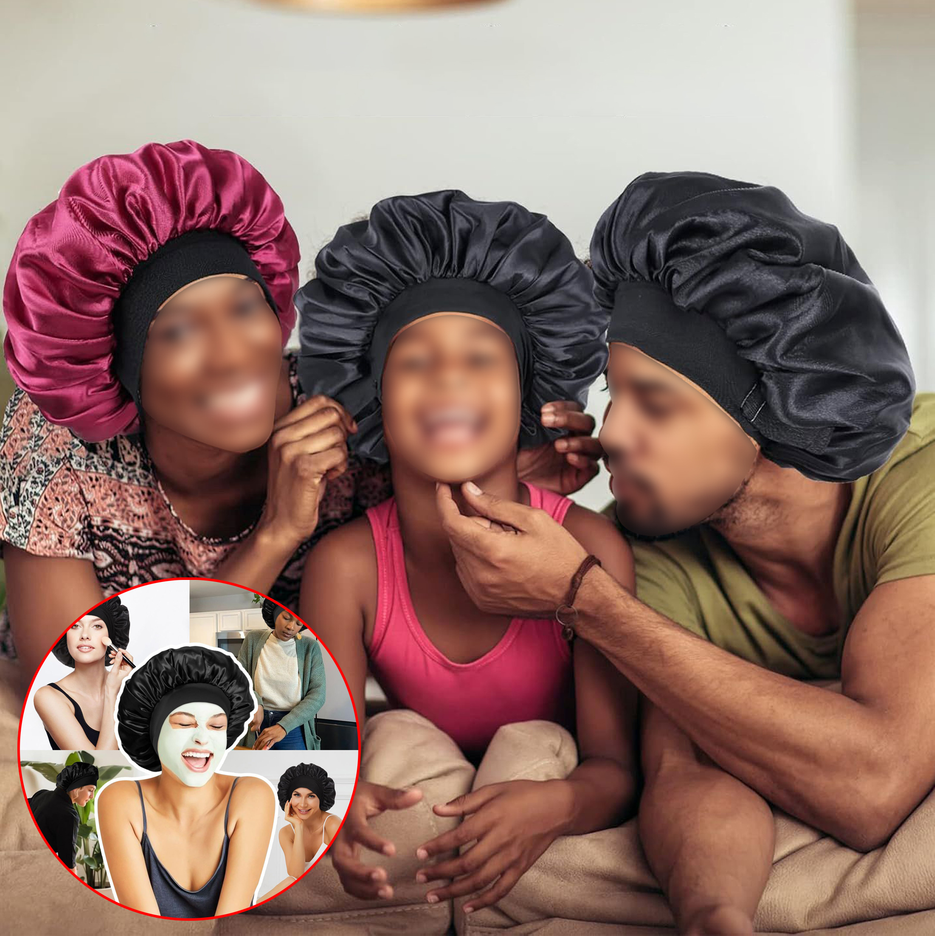Satin Shower Cap