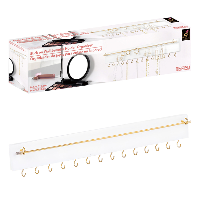 Stick on Wall Jewelry Holder Organizer