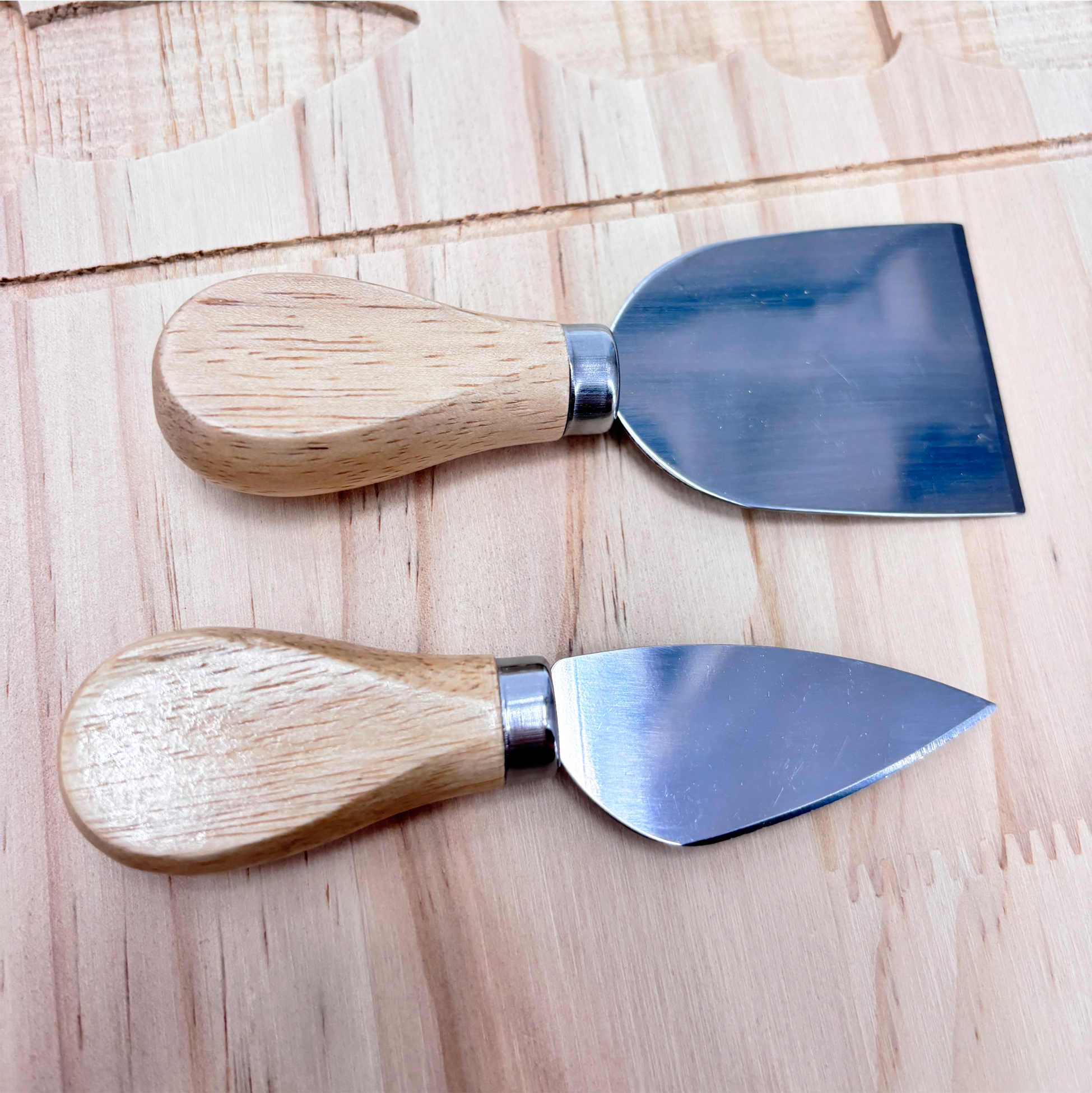 Dual Tools Wooden Cheese Serving Board
