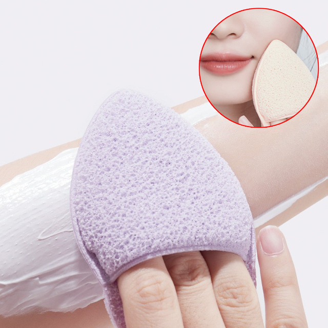 Dual-Layer Teardrop Facial Cleansing Sponges Set