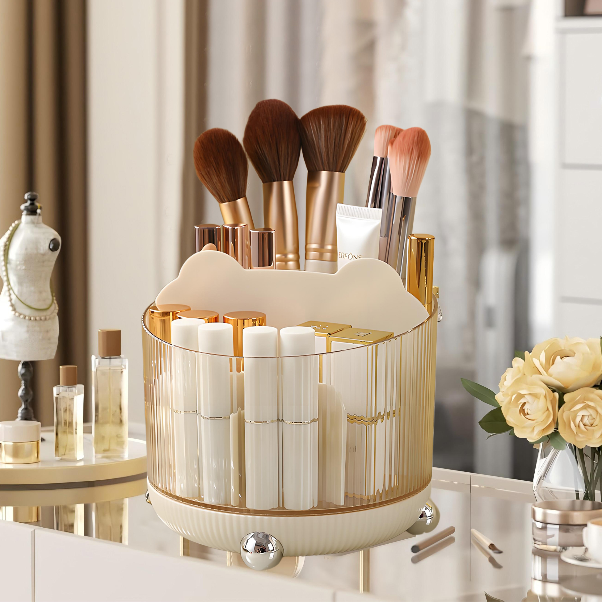 360 Rotating Makeup Organizer