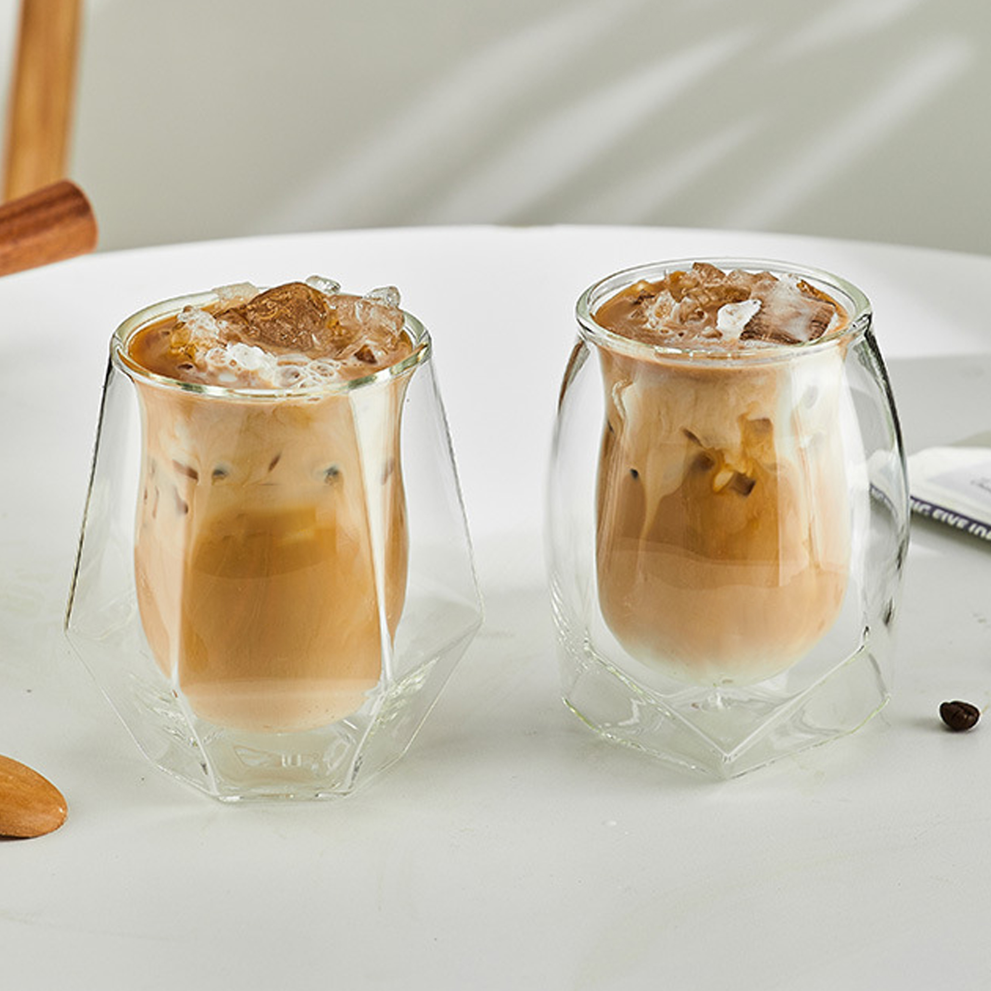 180ml Double Walled Glass Cup