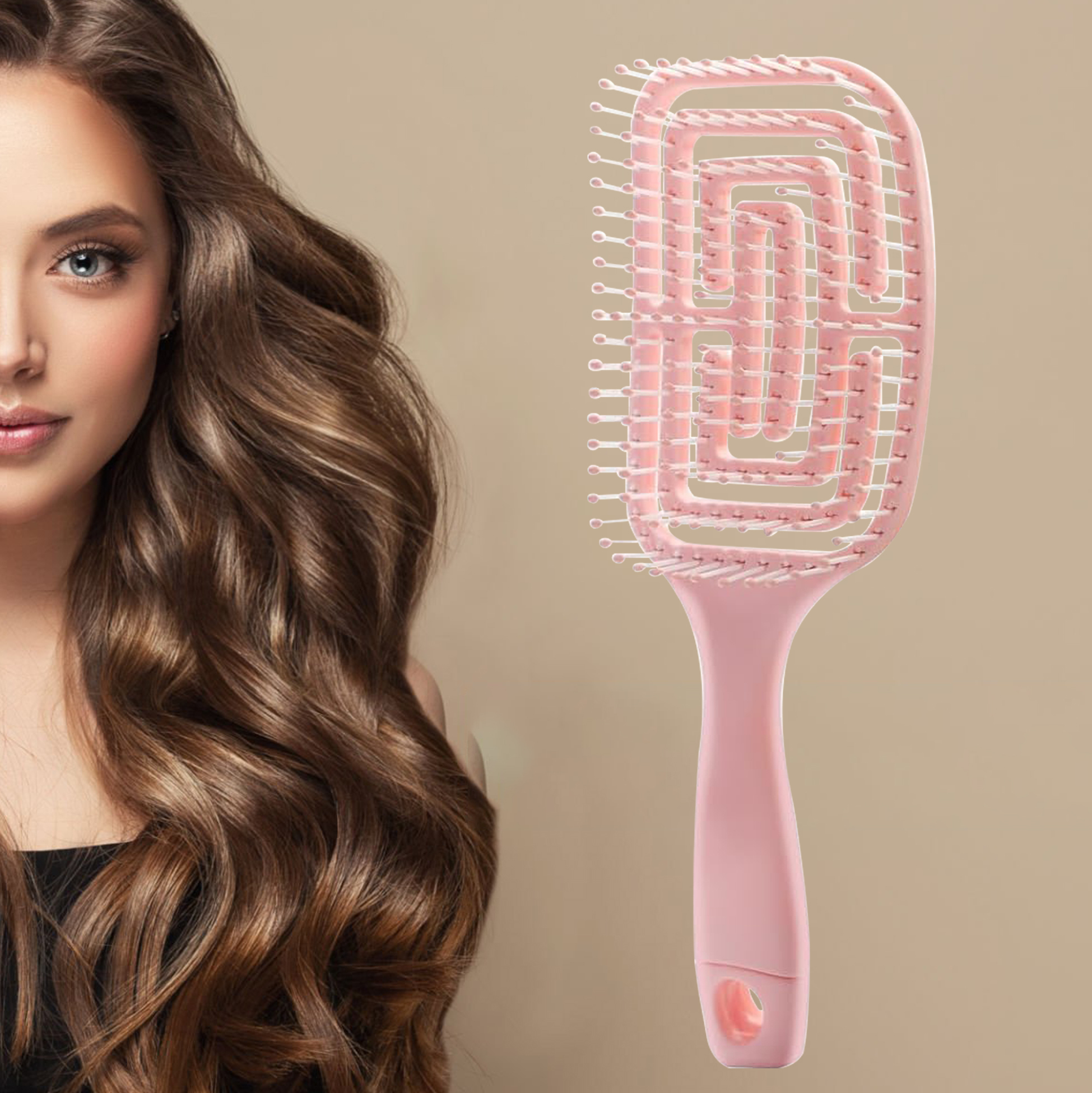 DRY & WET VENTED DETANGLING HAIR BRUSH