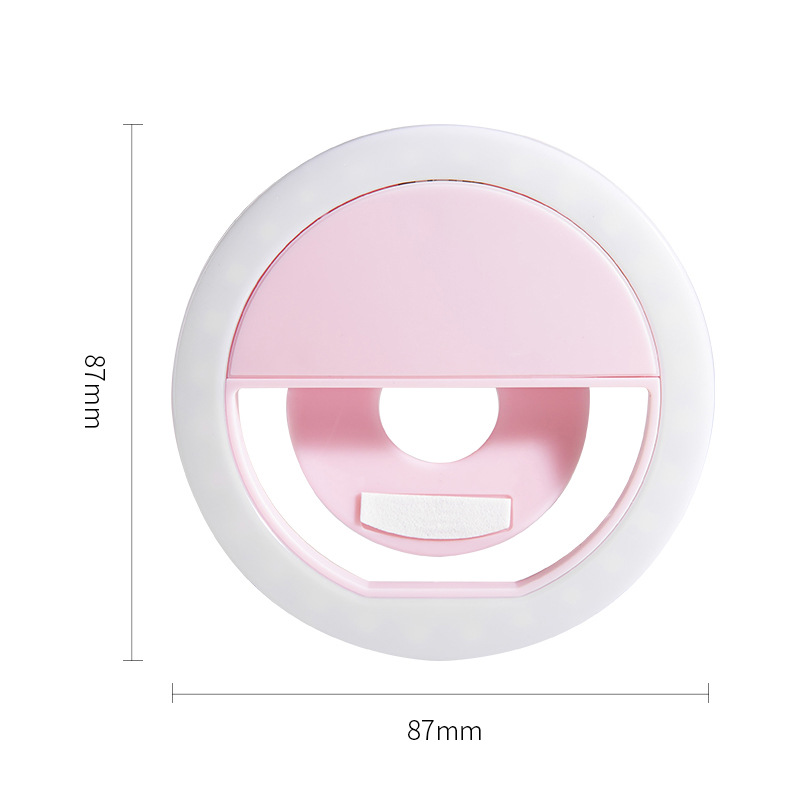 Portable Clip-on Phone Selfie Ring Light
