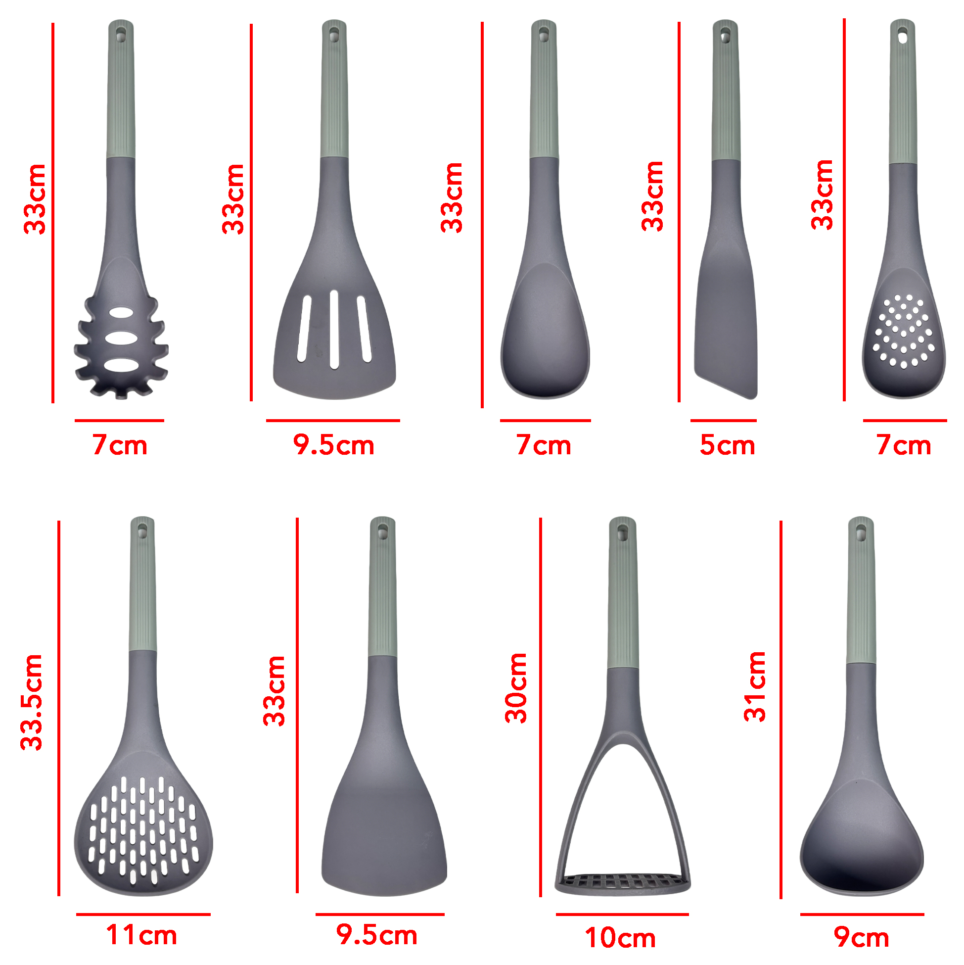 9-Piece Kitchen Utensil Set