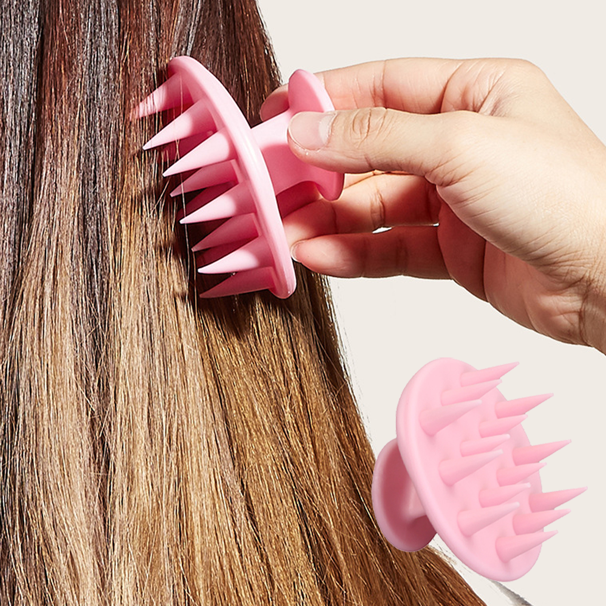 Hair Dye Bottle And Scalp Massager Set