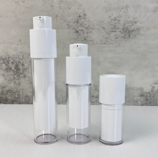 White Airless Lotion Bottles