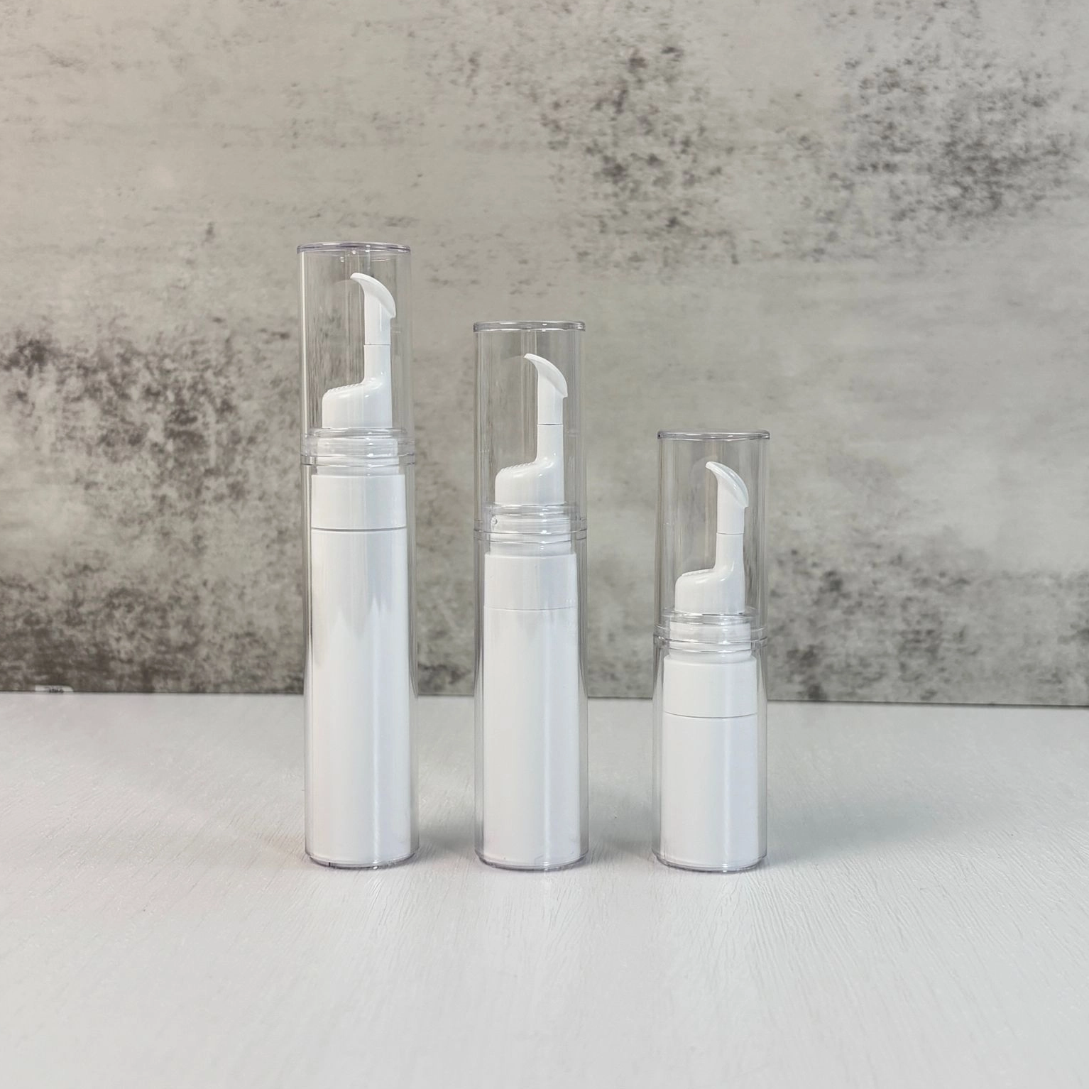 White Eye Cream Massage Bottles