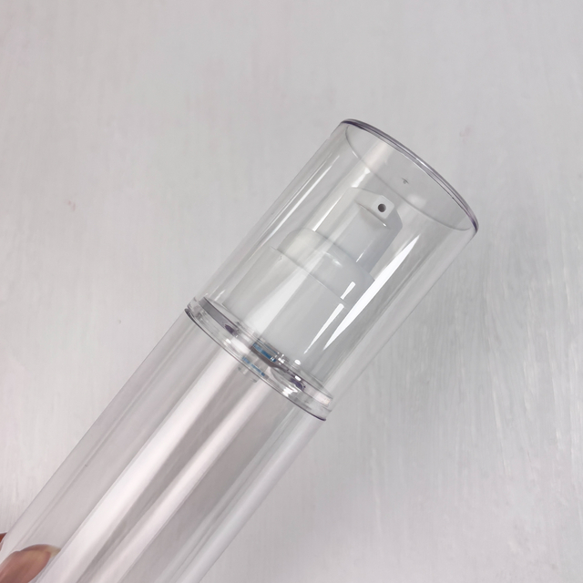 Transparent Airless Lotion Bottles