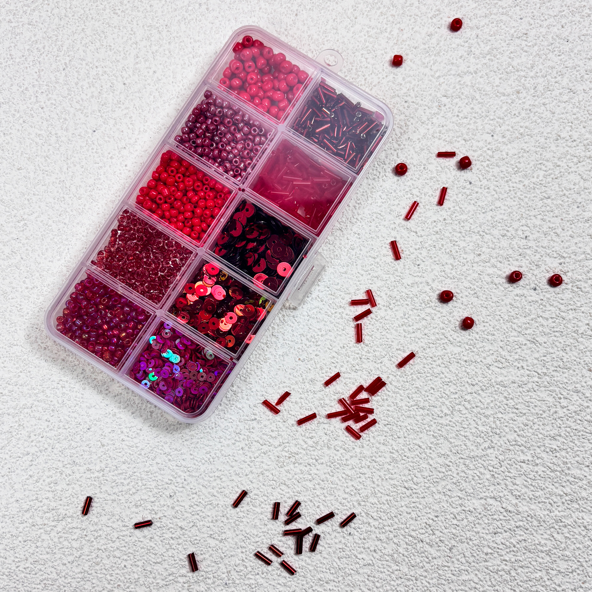 Red-tone DIY Jewelry Making Kit