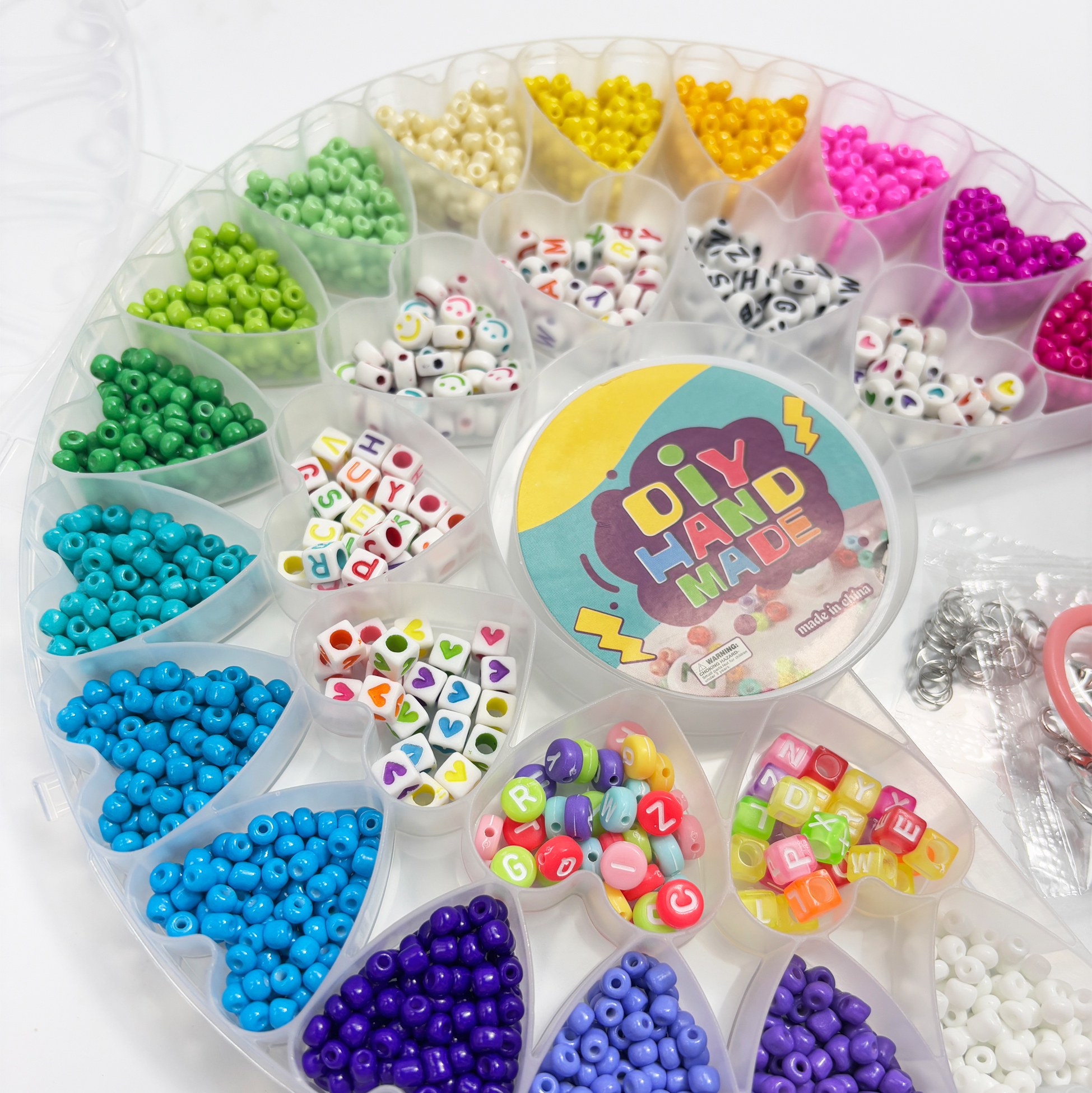 Heart-shaped DIY Bracelet & Necklace Making Kit