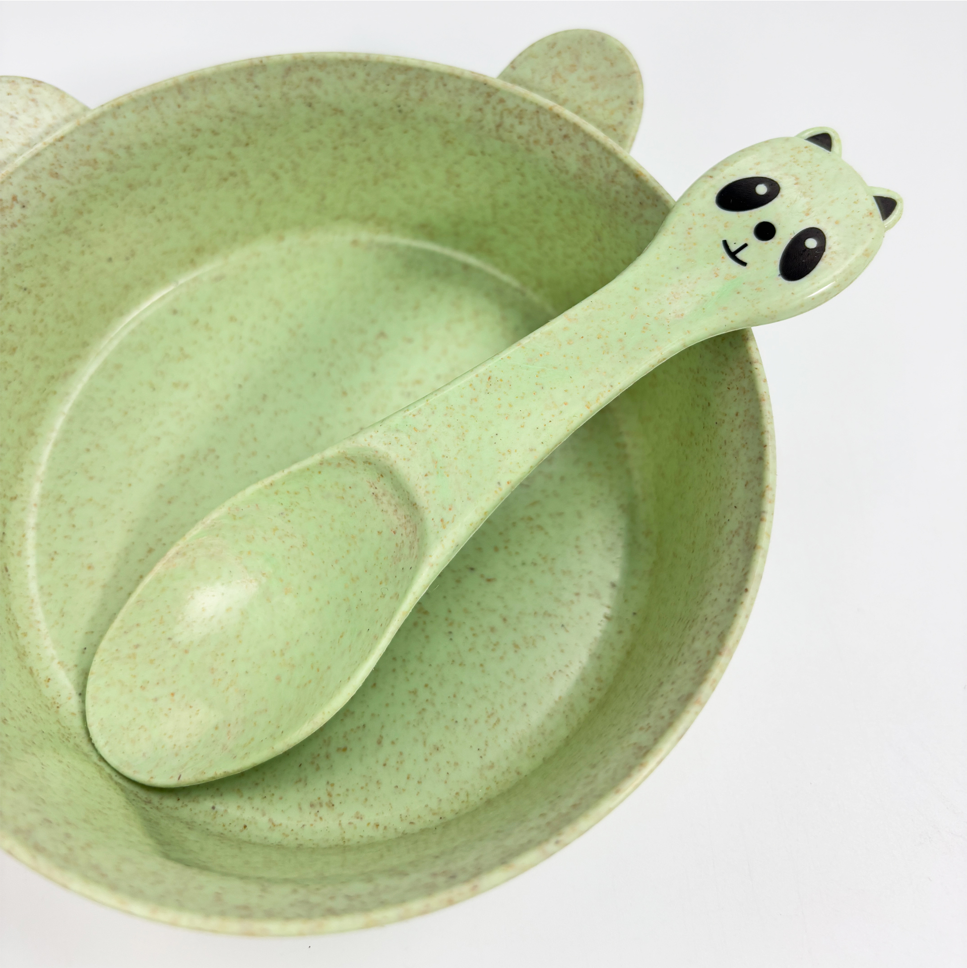 Melamine Kids' Dinner Set with Panda Design
