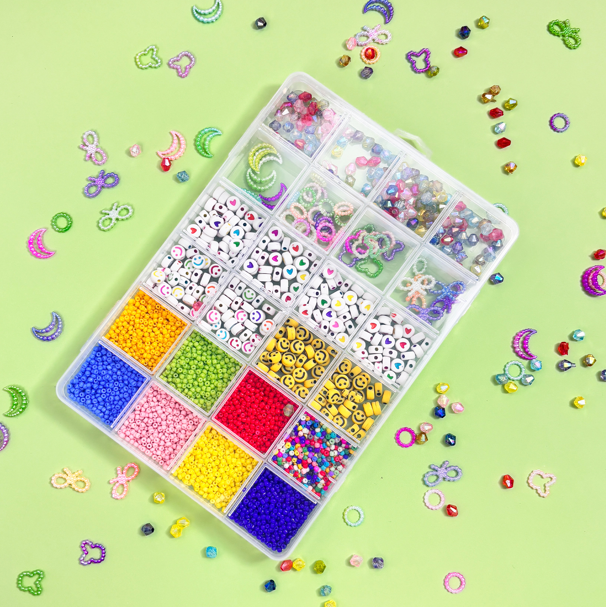 Large DIY Jewelry Making Kit with Assorted Beads