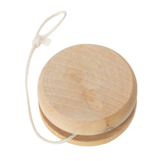 Natural Wood Yo-yo Wooden Yo-yo with Cotton String