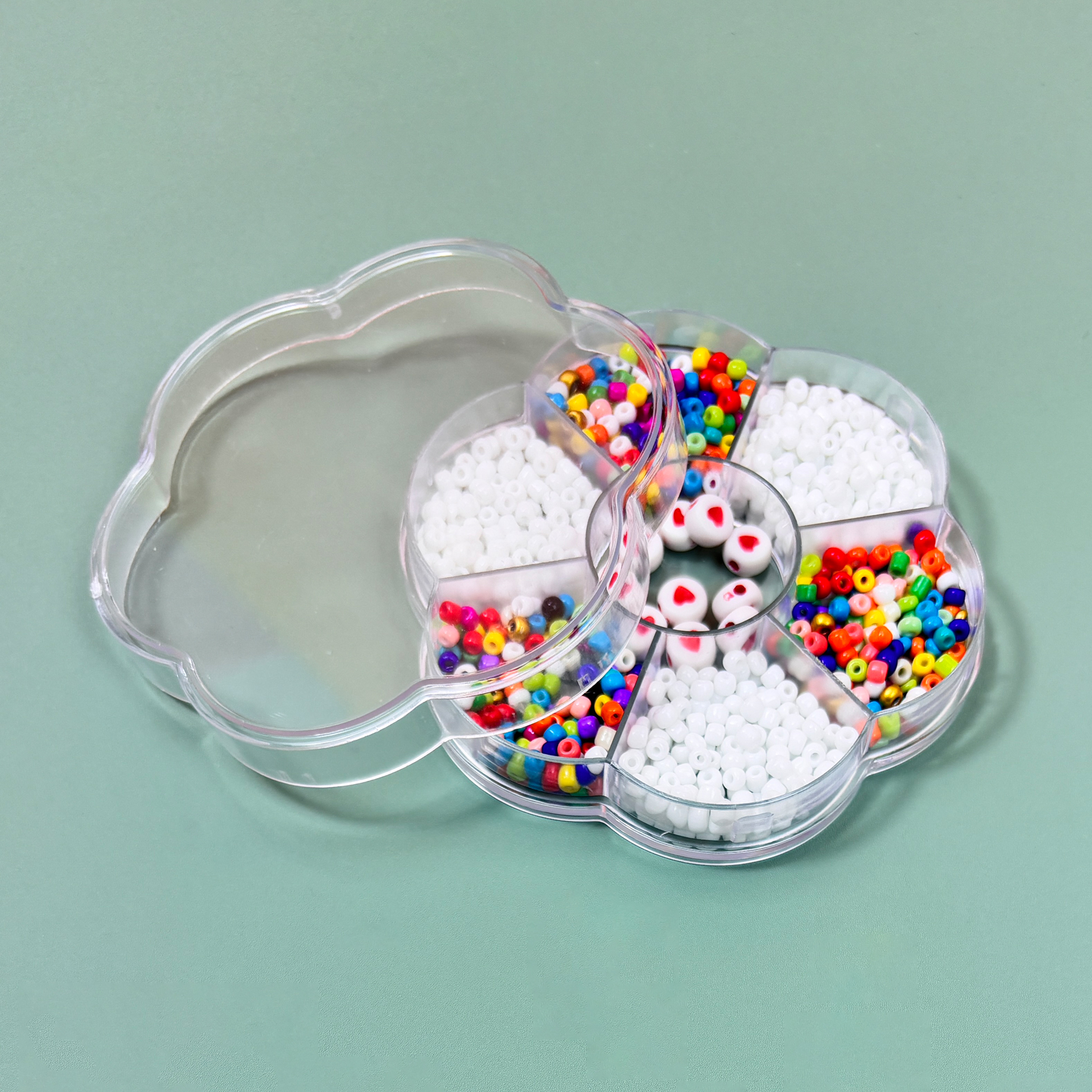 DIY Jewelry Making Kit with Mixed Color Beads