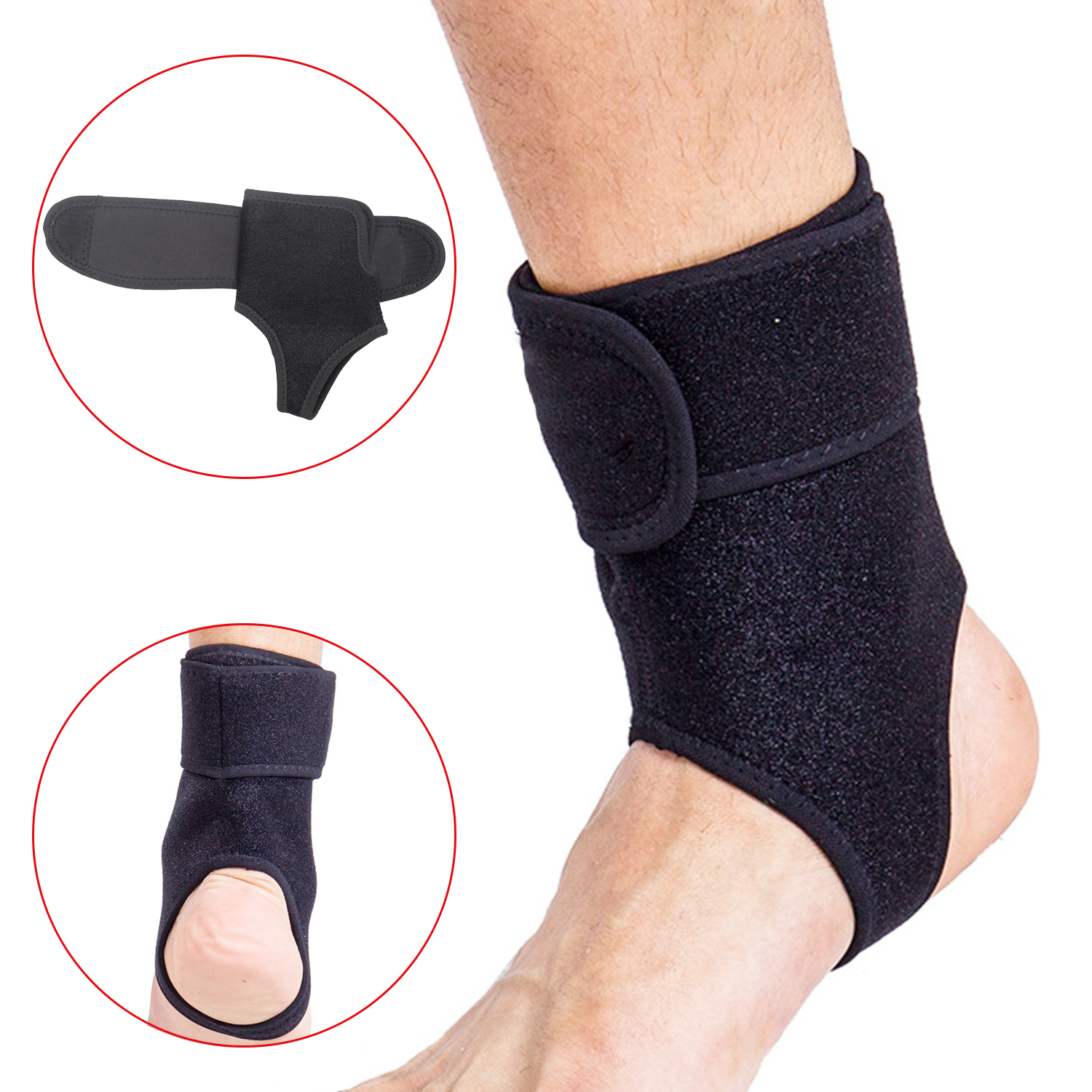 Sports Ankle Guard Men And Women Fitness Outdoor Basketball Badminton Running Anti-sprain Ankle Guard