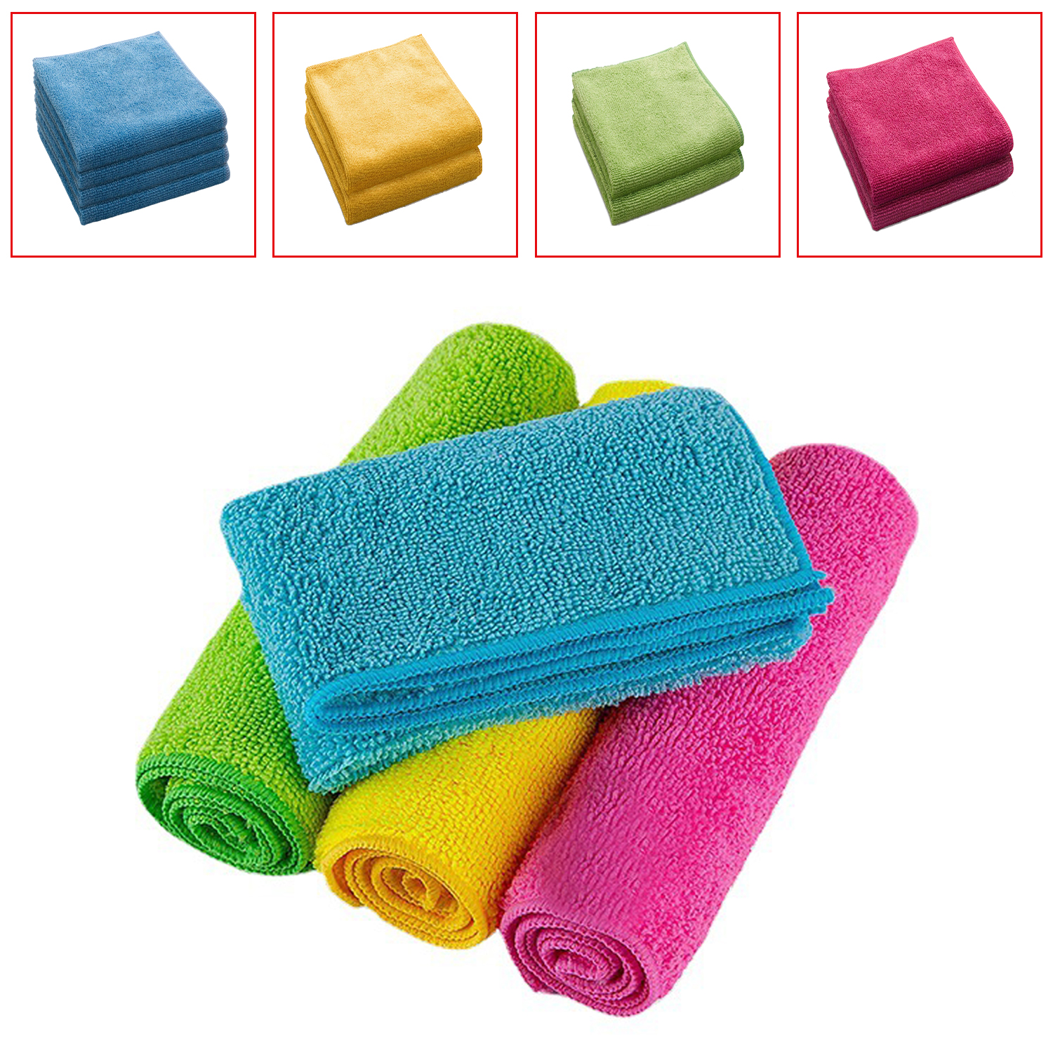 Microfiber Cleaning Cloth Car Wash Drying Towels Microfiber Cleaning Cloth Detailing Towels for Car