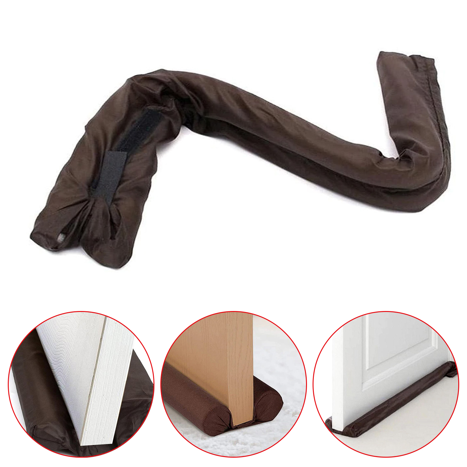 Flexible Door Bottom Sealing Strip Guard Sealer Stopper Door Weatherstrip