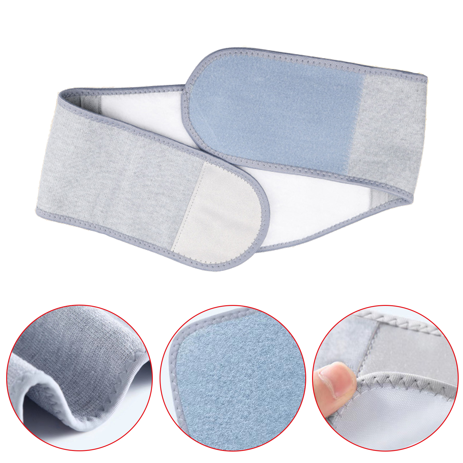 Waist Slimming Belt Natural Bamboo Charcoal Fibber Breathable Waist Support Belt To Keep Warm
