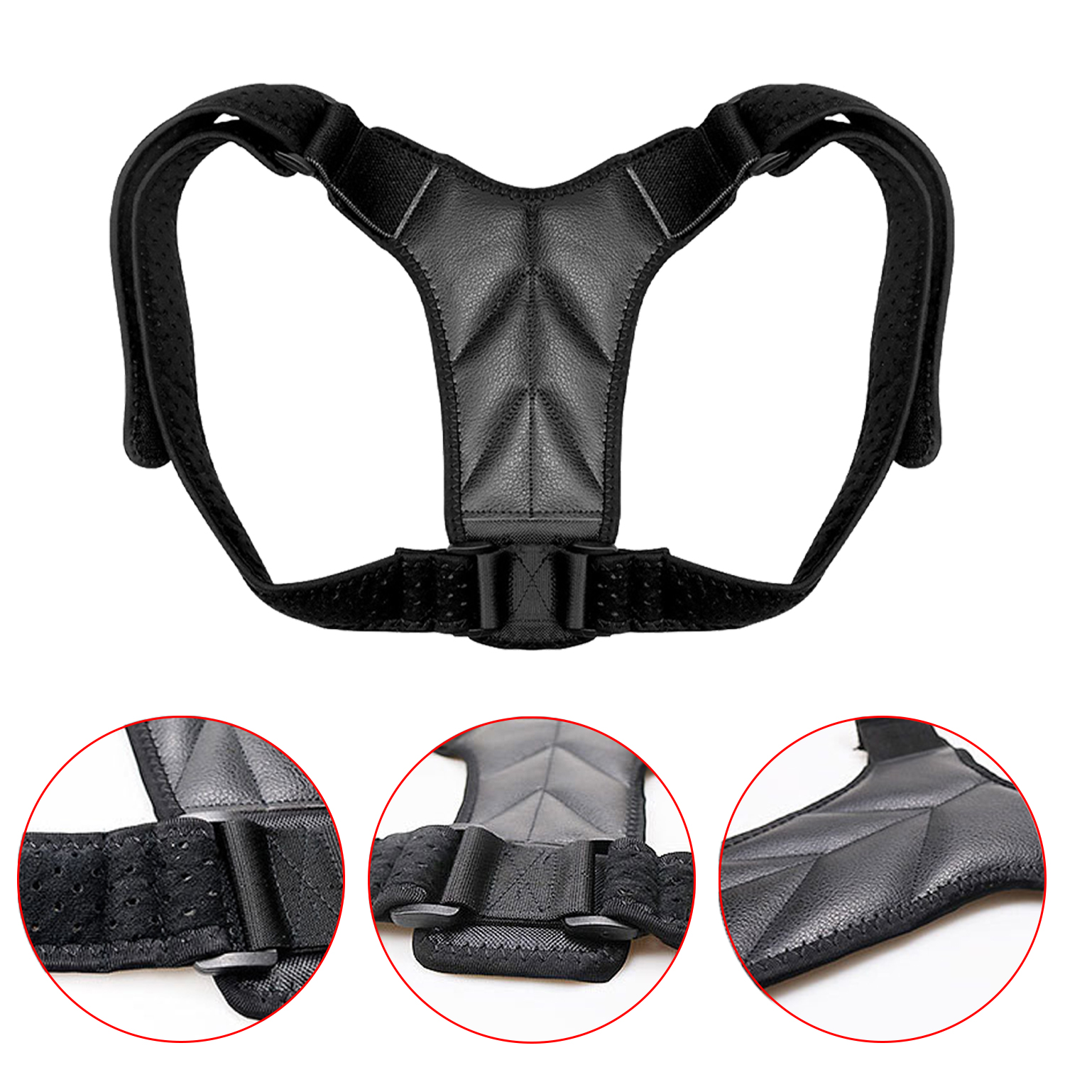 Back Posture Corrector Freedom Adjustable Shoulder Support Brace Clavicle Brace Upper